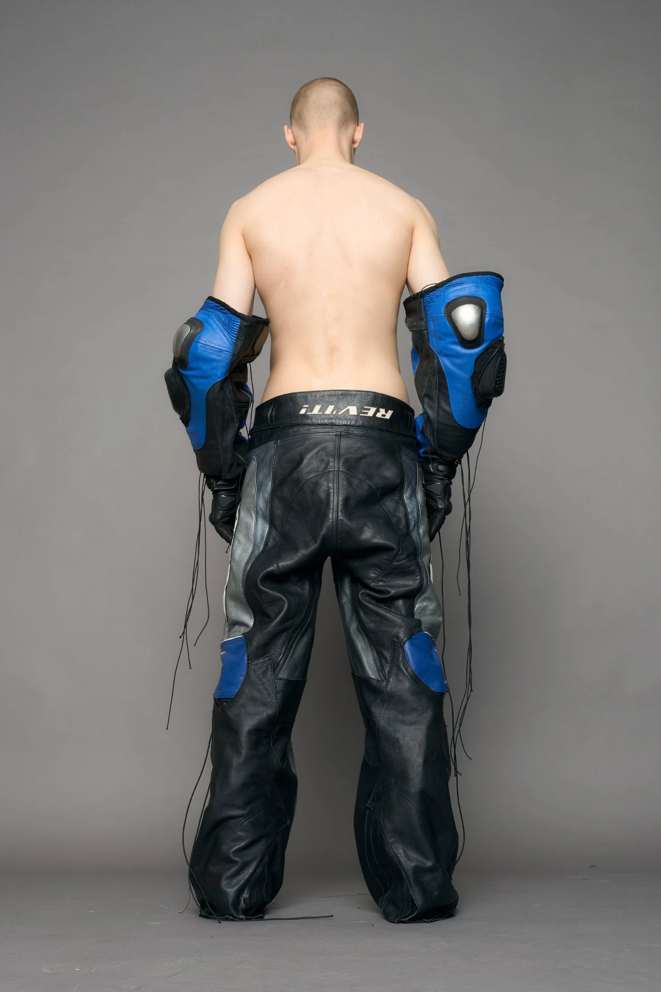 Atelier line - cyclone genuine leather moto pants - Image 5