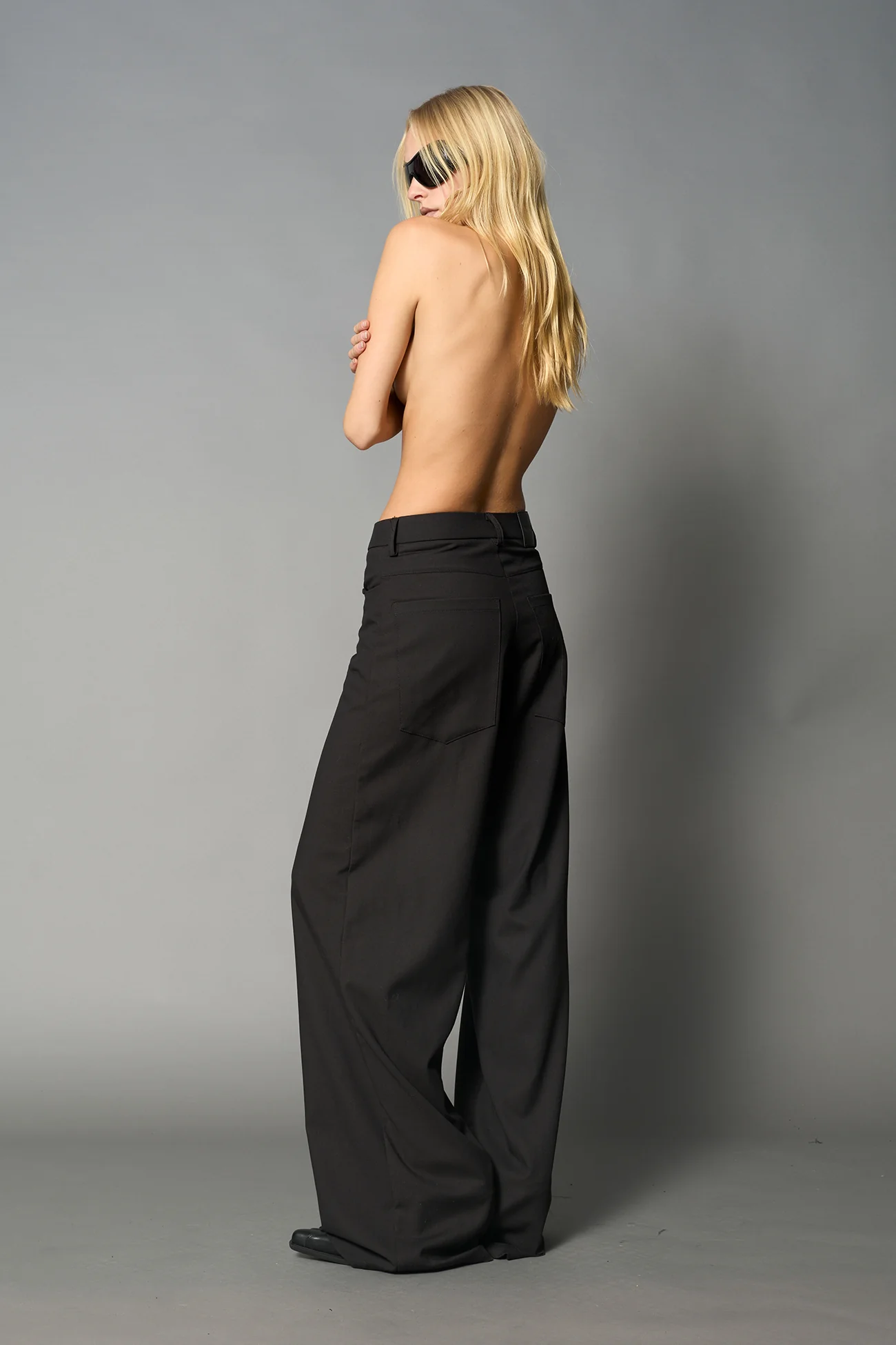 Baggy Suit Trousers - Image 7