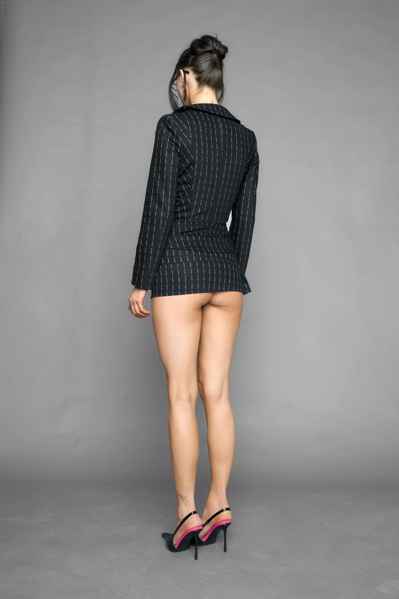 micro pleated suiting skirt - Image 8