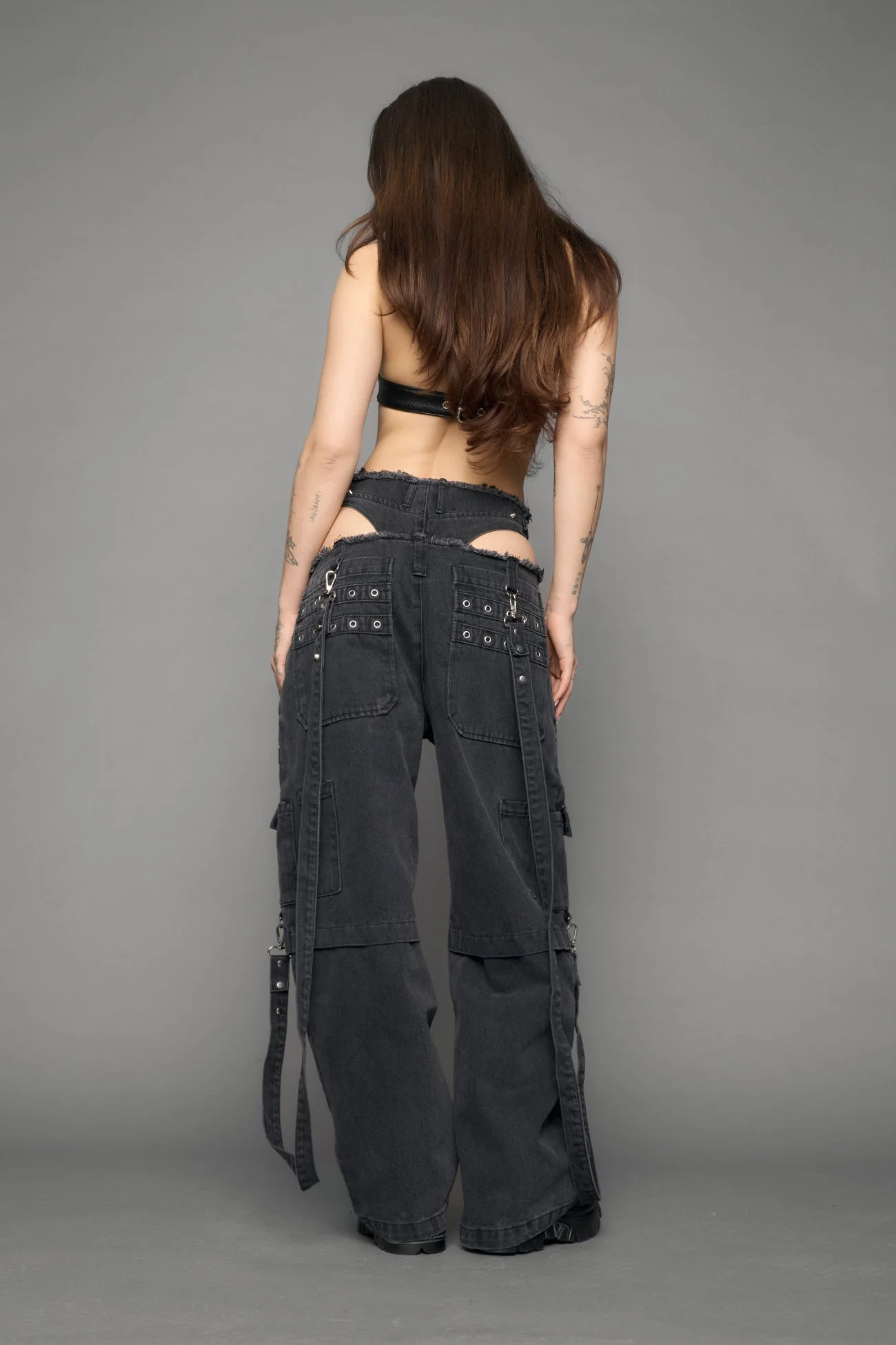 Cargo Denim Panty Trousers - Image 4
