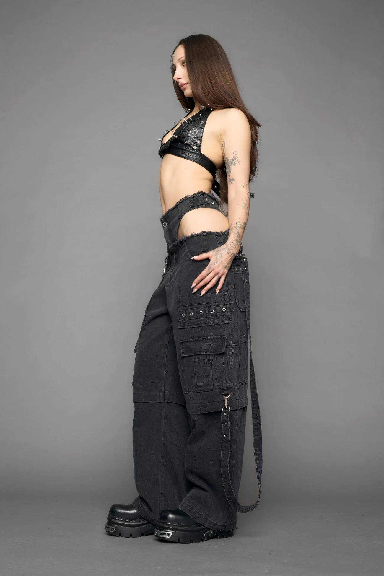 Cargo Denim Panty Trousers - Image 5
