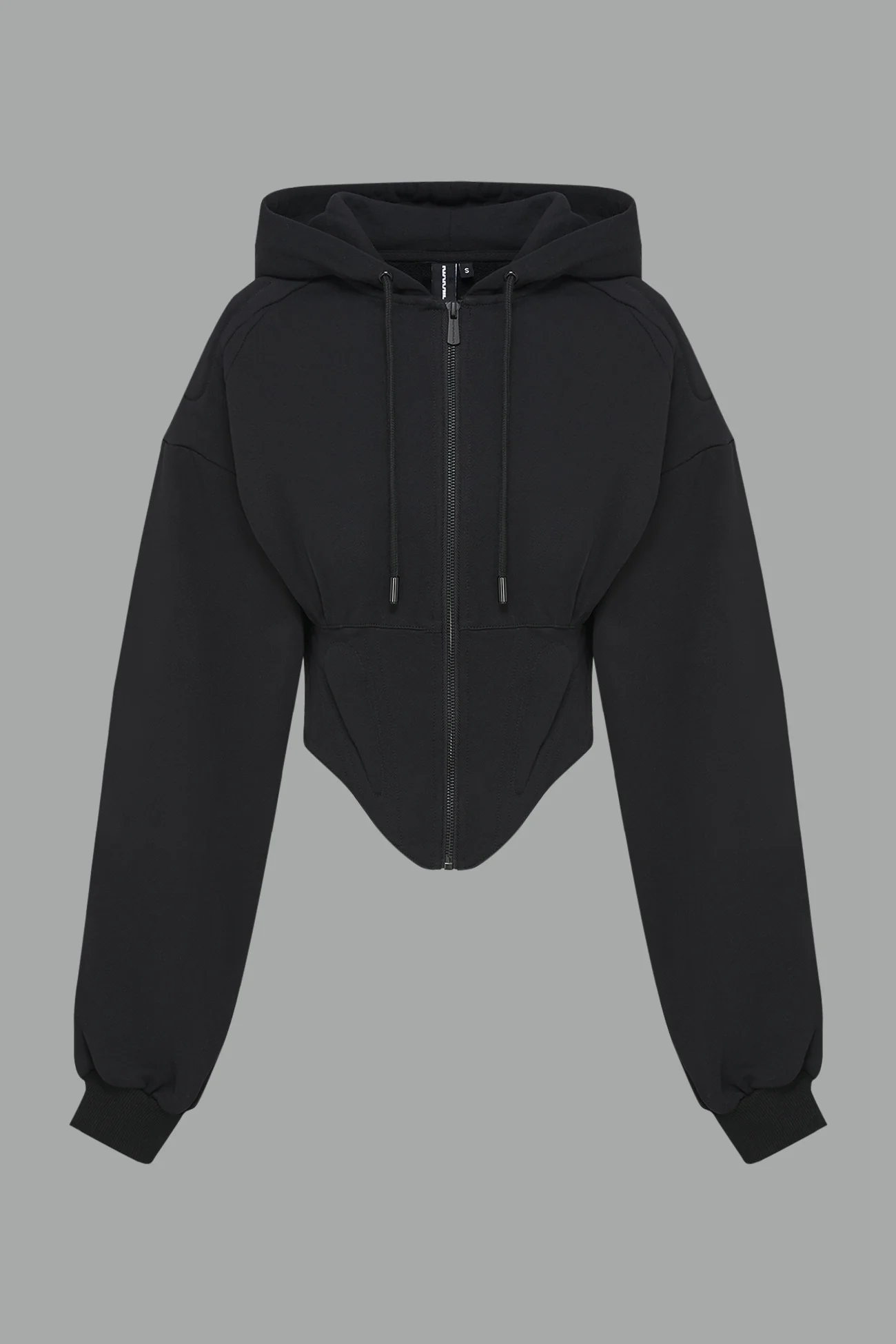 Corset Zip-Up Hoodie - Image 2