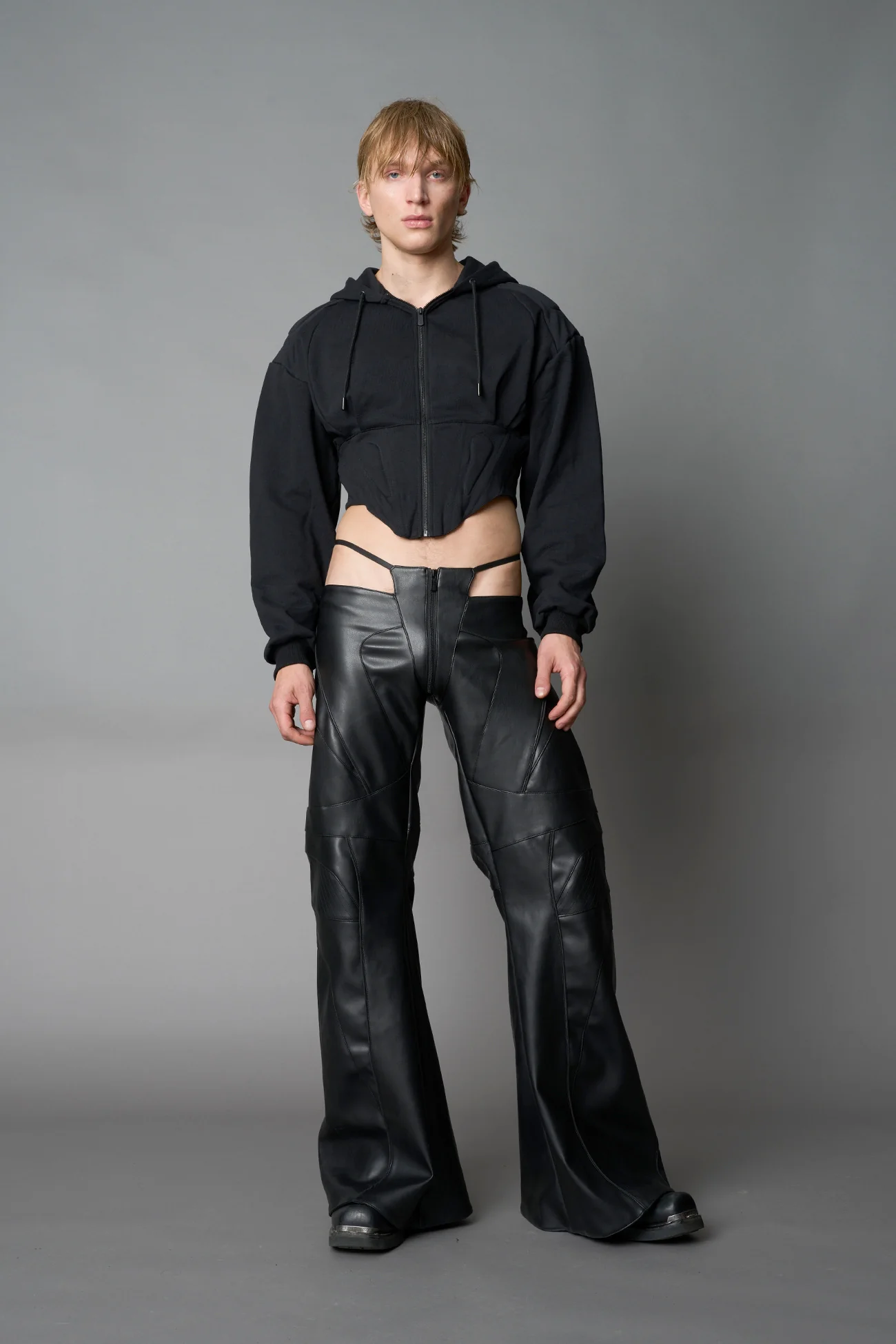 Corset Zip-Up Hoodie - Image 7