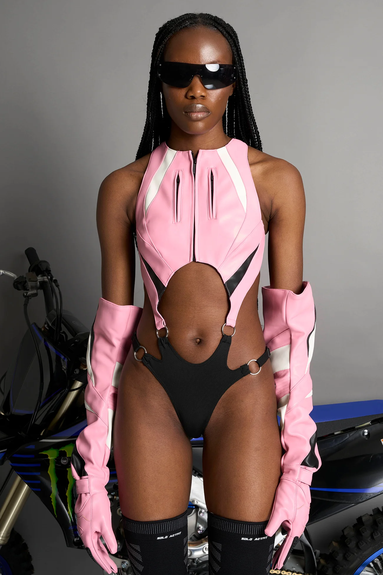 Moto Cut Out Body - Flat Panty - Image 11