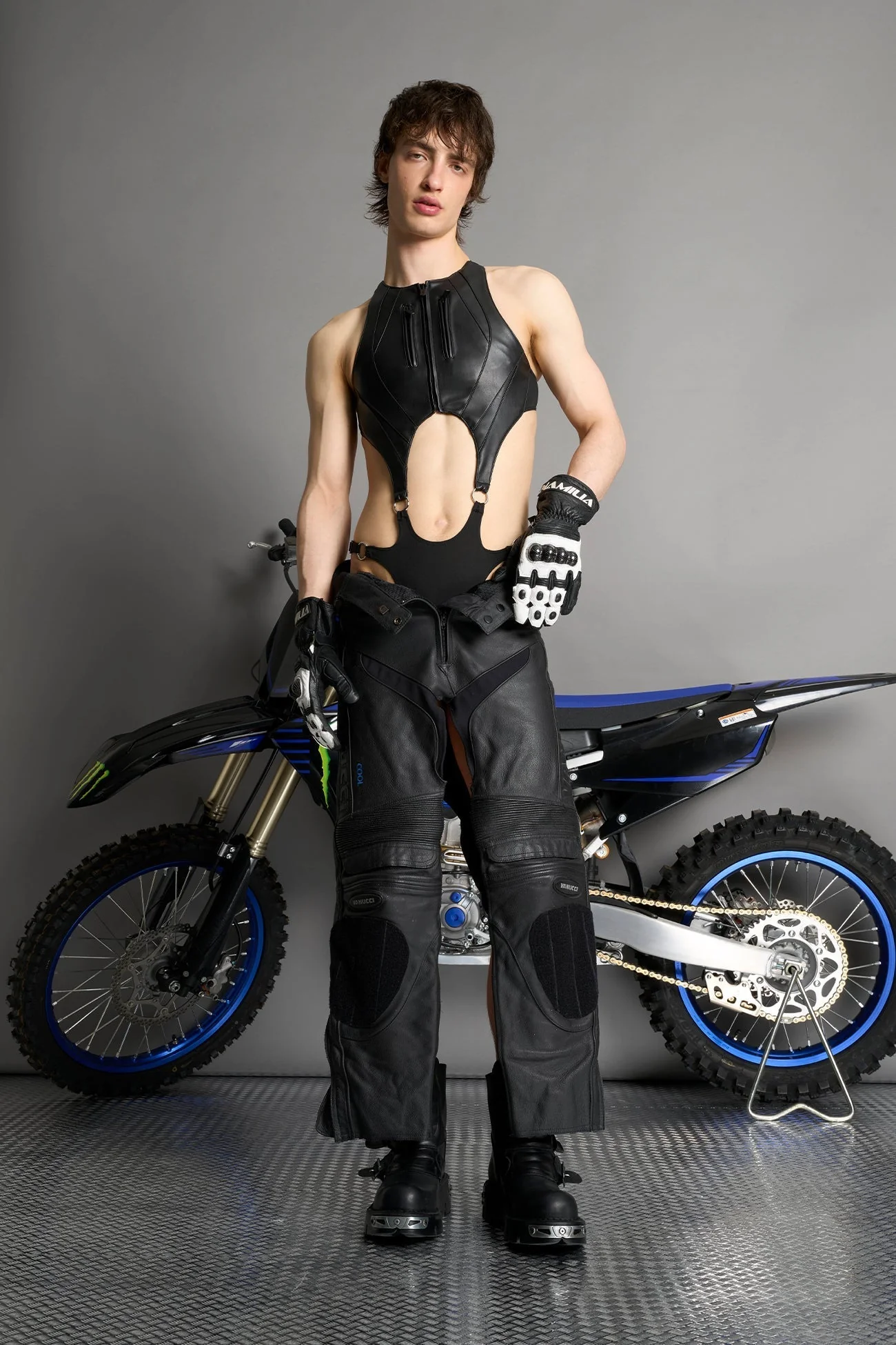 Moto Cut Out Body - Pouch Panty