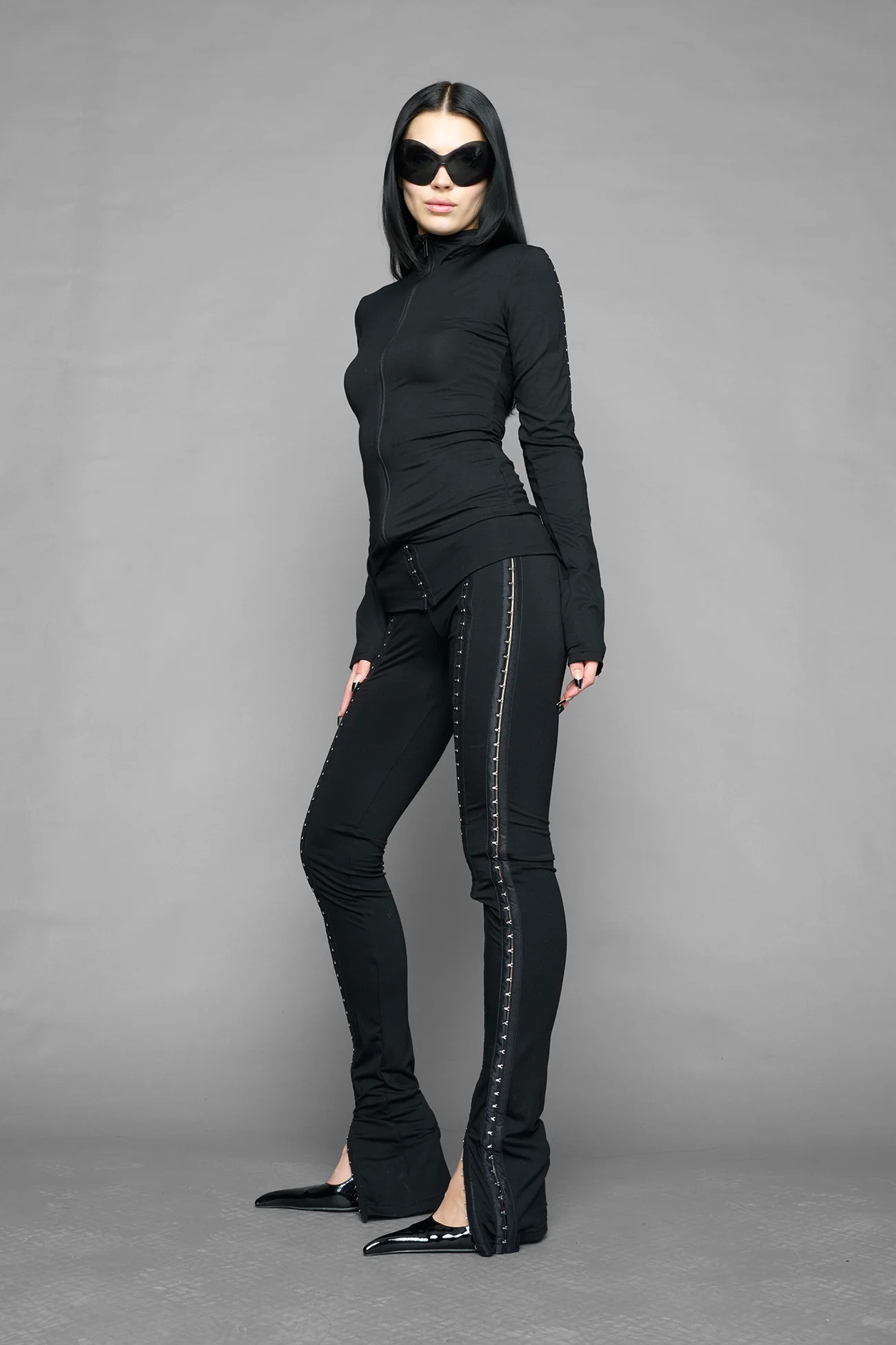 darling hook tape zip up jacket - Image 3