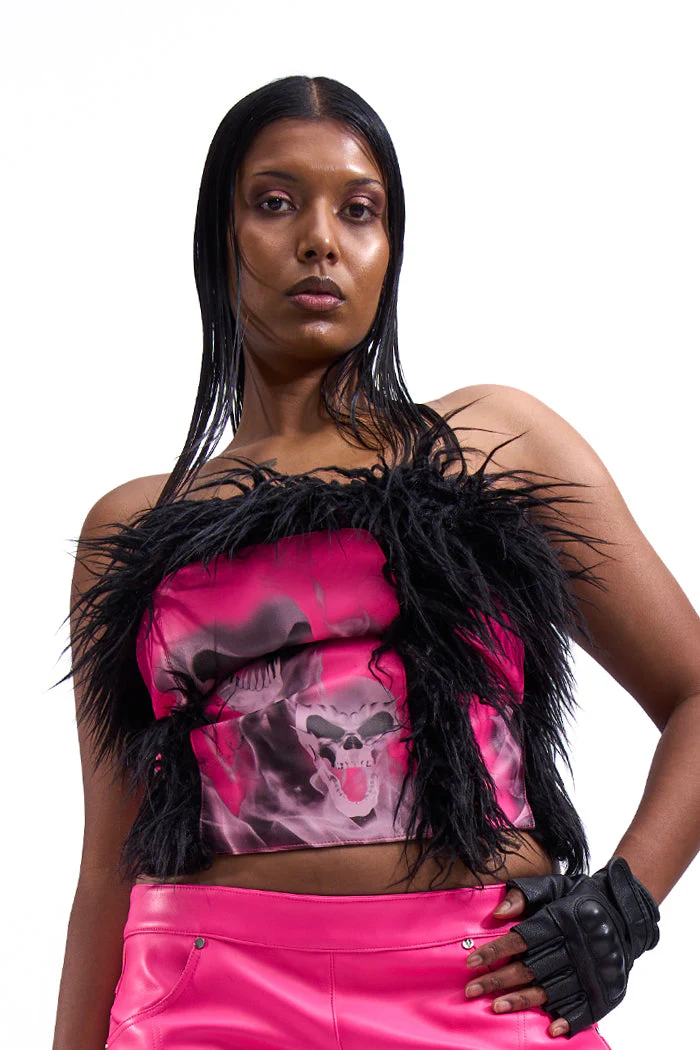 doomsday faux fur corset - Image 5