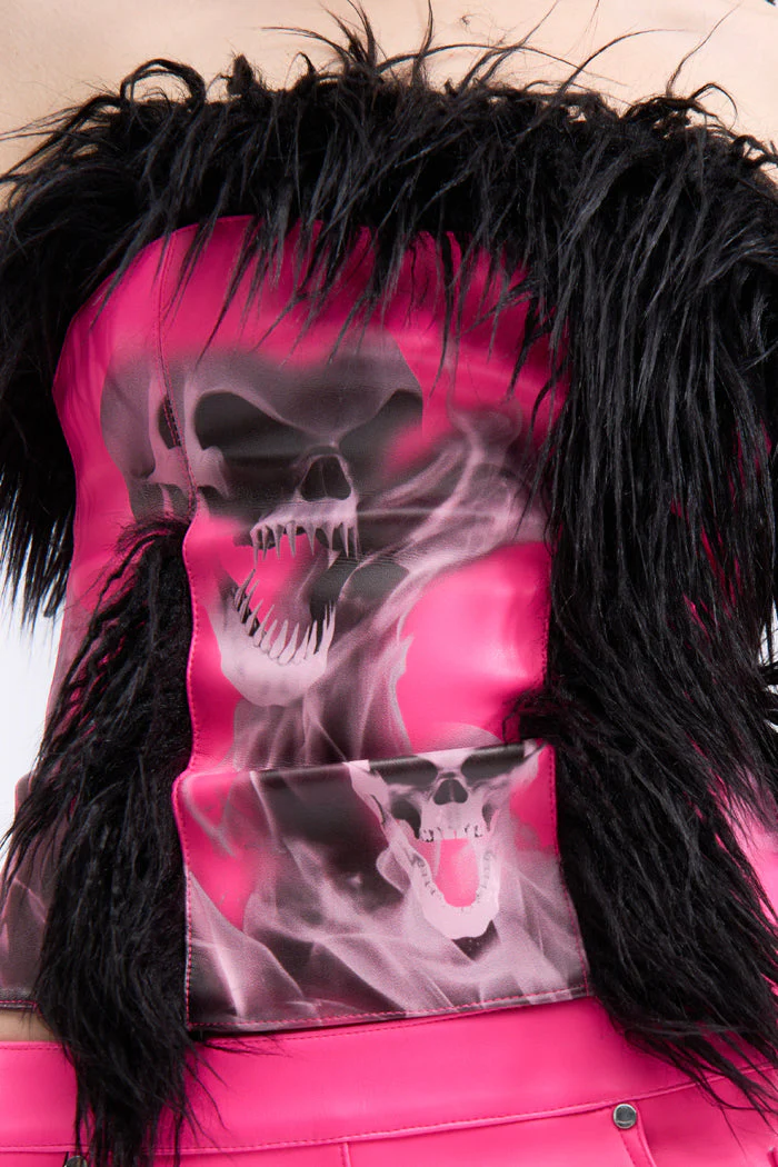 doomsday faux fur corset - Image 8