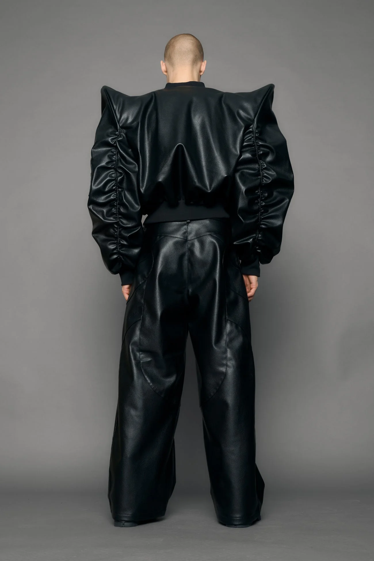 Doomsday Leather Bomber Jacket - Image 8