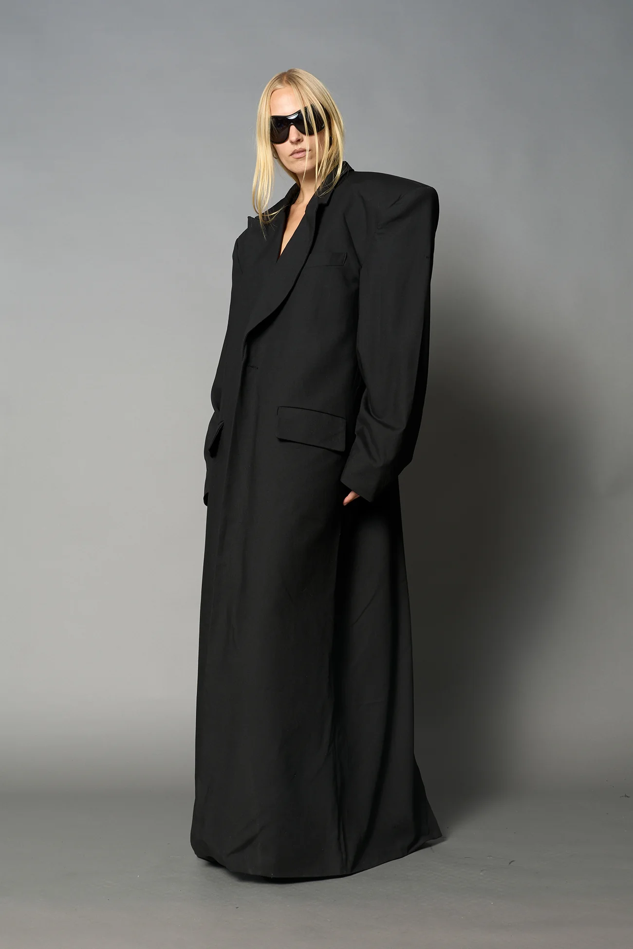 Elongated Blazer Coat - Image 8