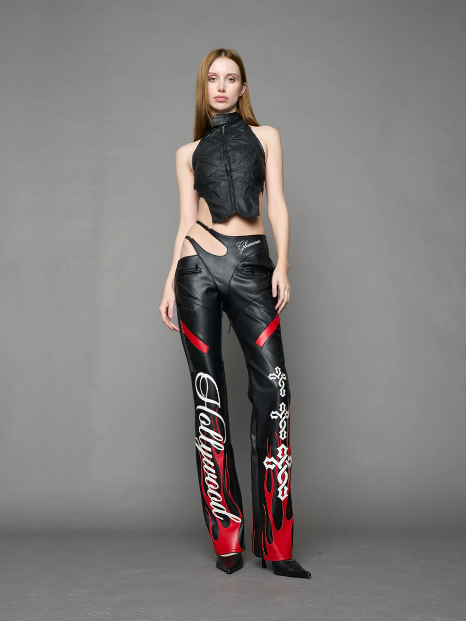 Hollywood Asymmetric Moto Trousers - Image 15