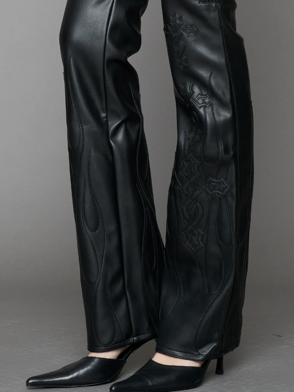 Hollywood Asymmetric Moto Trousers - Image 5