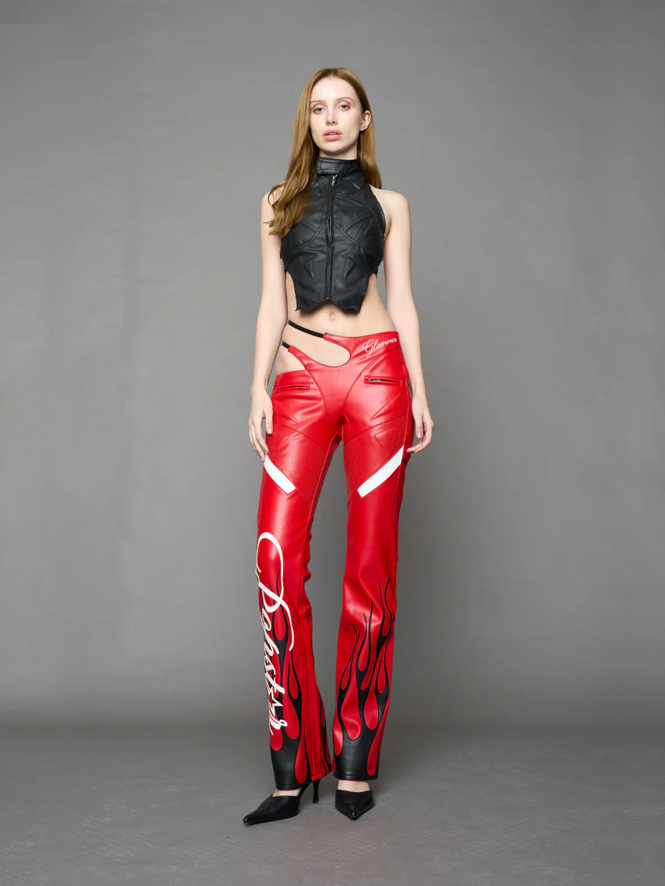 Hollywood Asymmetric Moto Trousers - Image 8