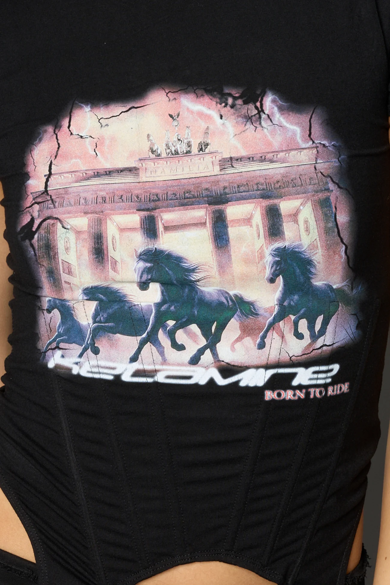 Keta Queen Corset Mini T-Shirt - Image 3