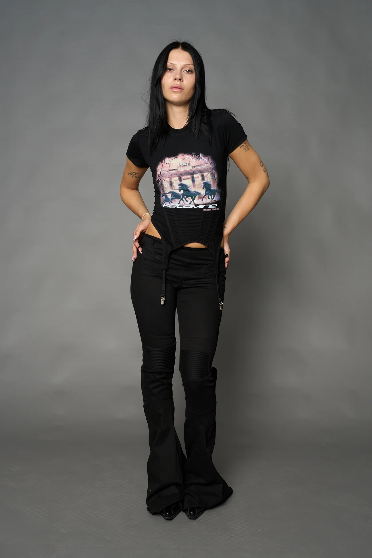 Keta Queen Corset Mini T-Shirt - Image 4