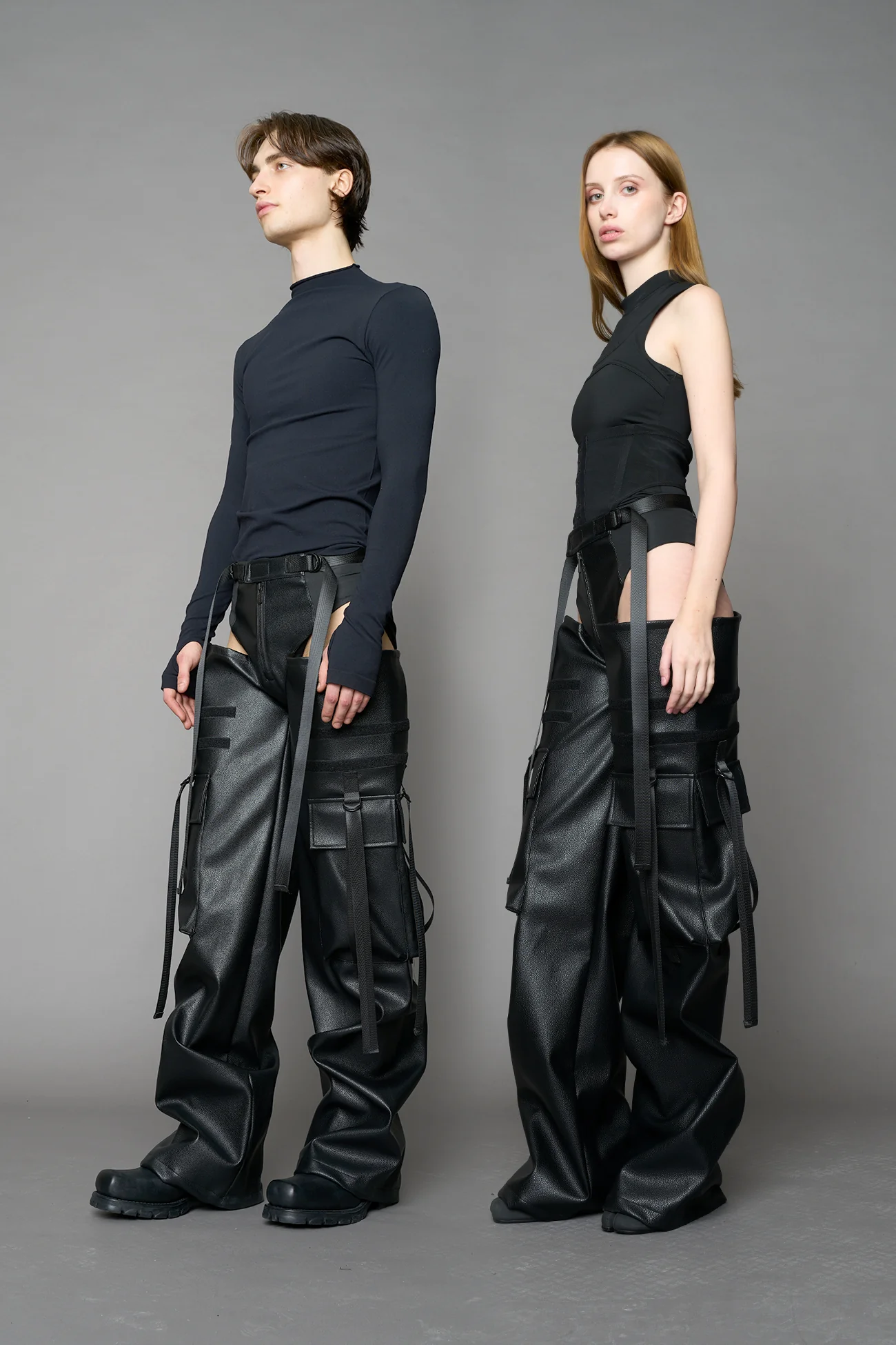 Leather Panty Trousers - Image 2