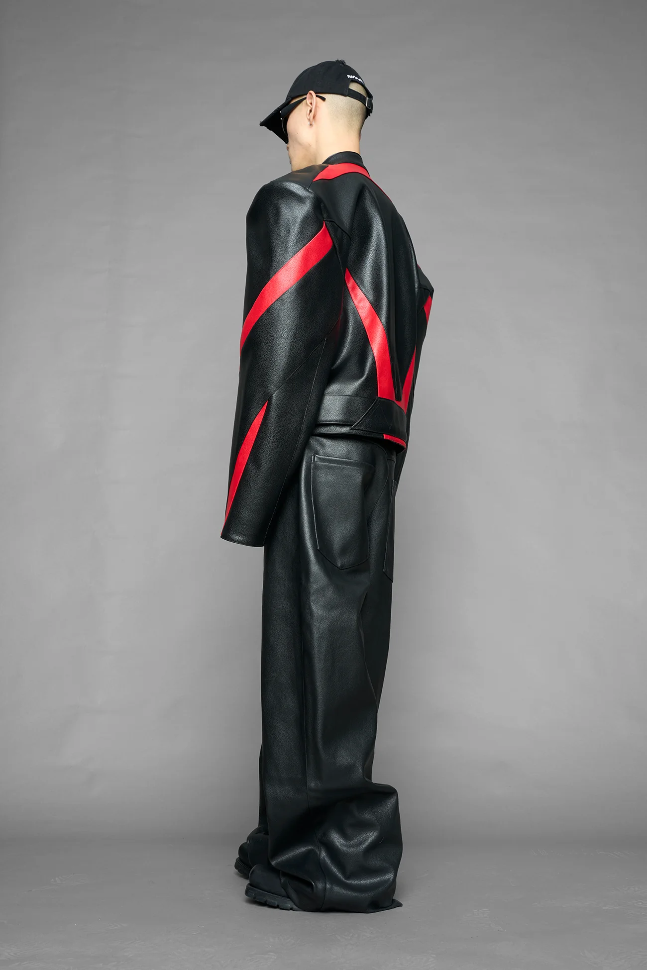 power shoulder moto jacket - Image 21