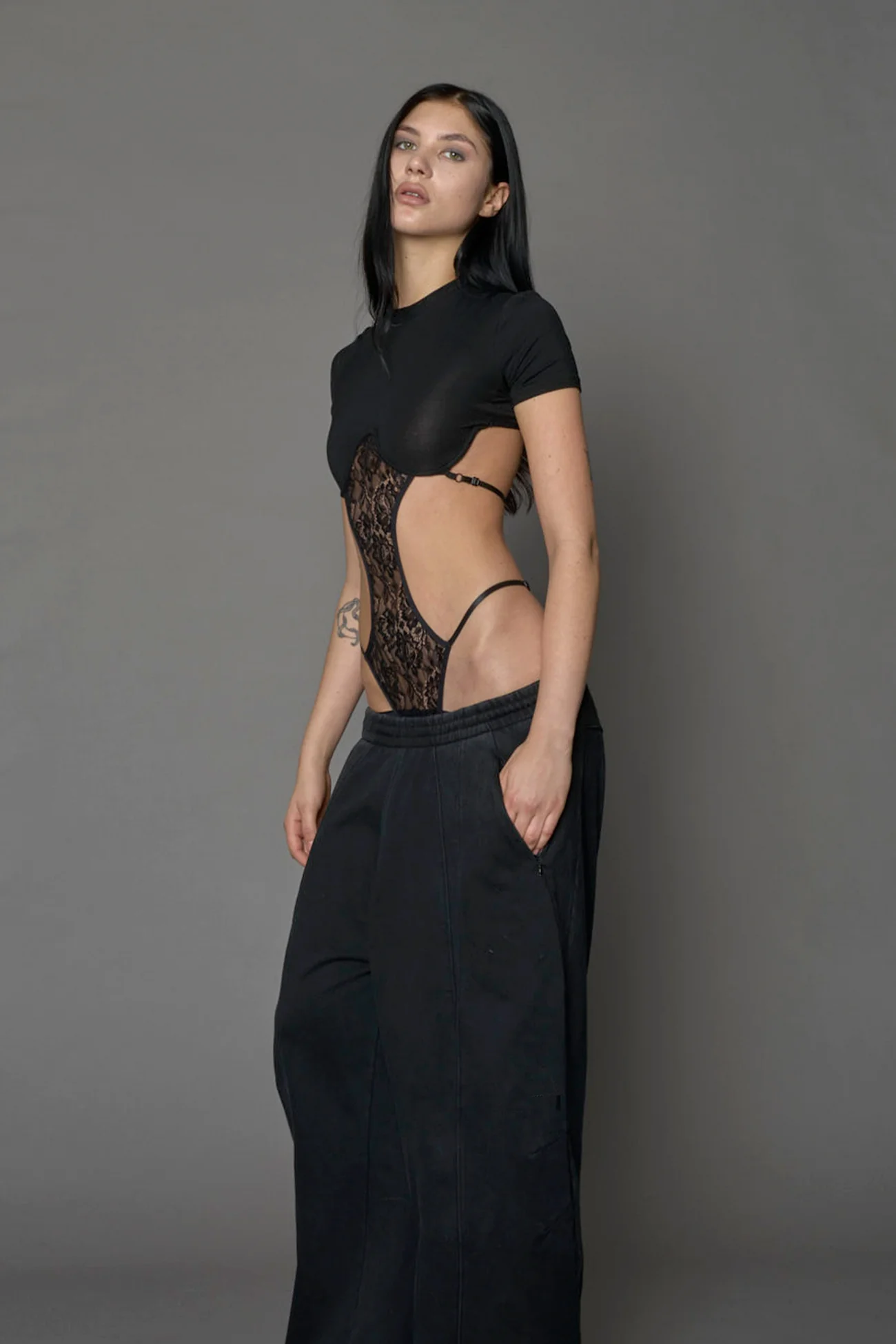 Lingerie T-Shirt Bodysuit - Image 5