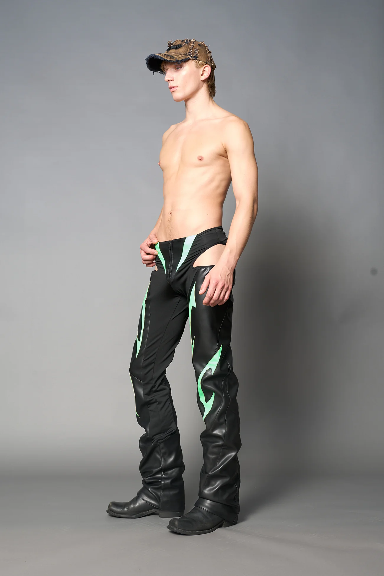 Moto Cut Out Pants - Image 15