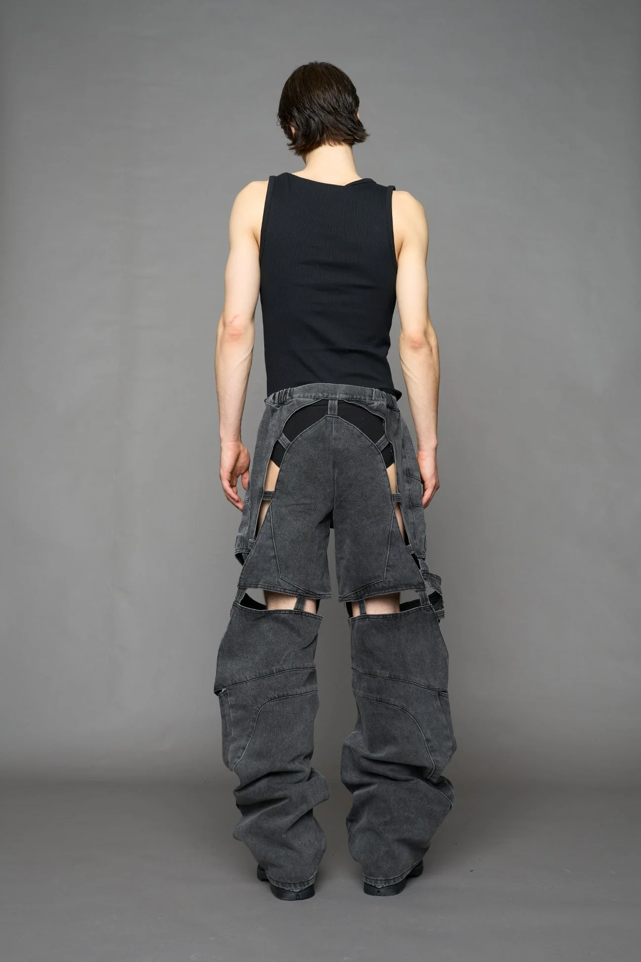 Moto Denim Floating Pants - Image 14