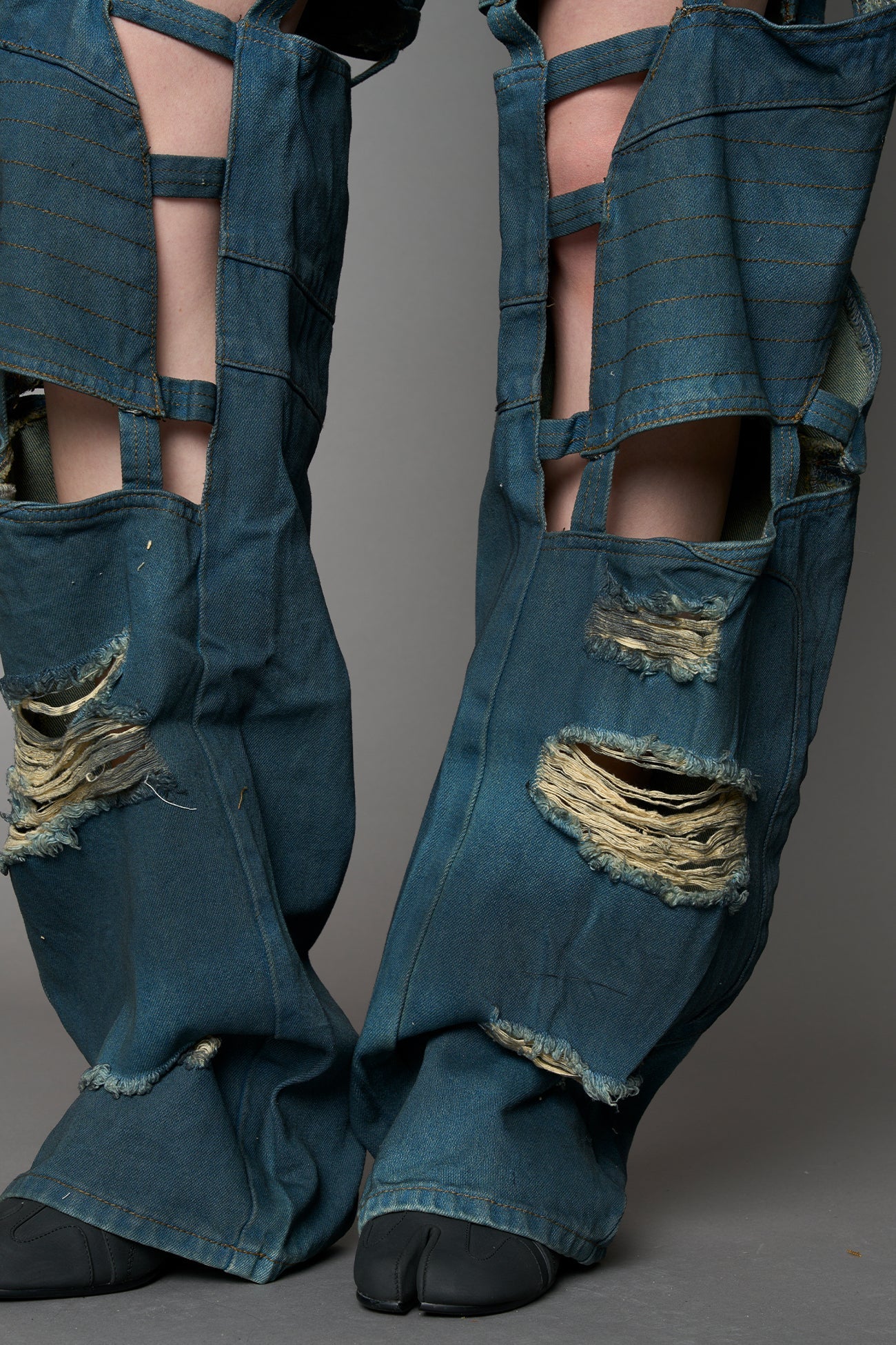 Moto Denim Floating Pants - Image 19