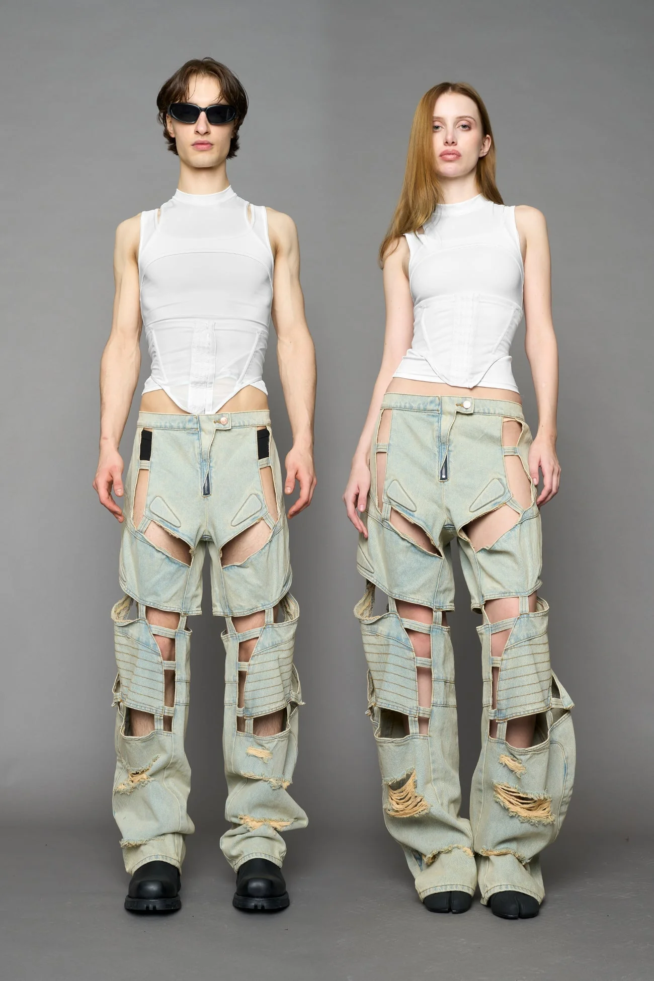 Moto Denim Floating Pants - Image 24