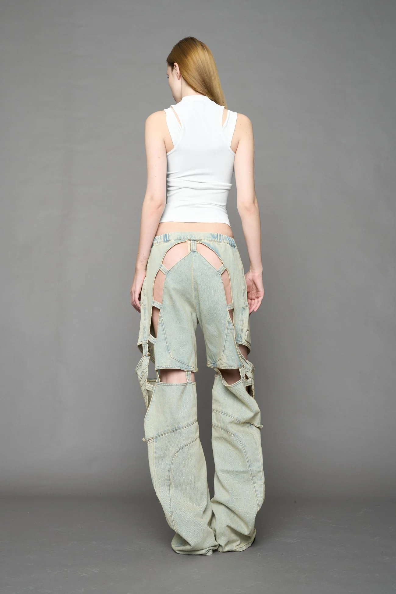 Moto Denim Floating Pants - Image 26