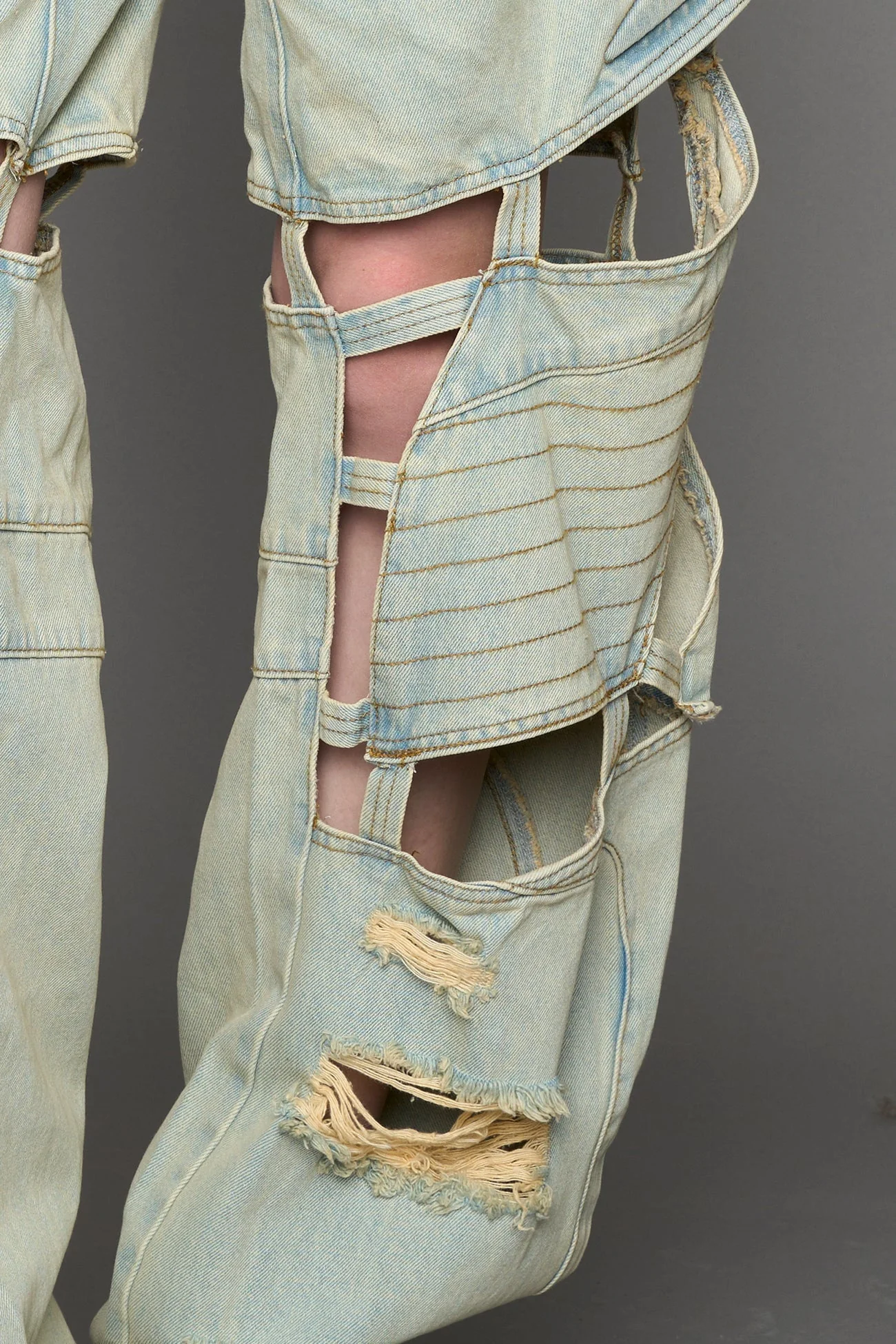 Moto Denim Floating Pants - Image 27