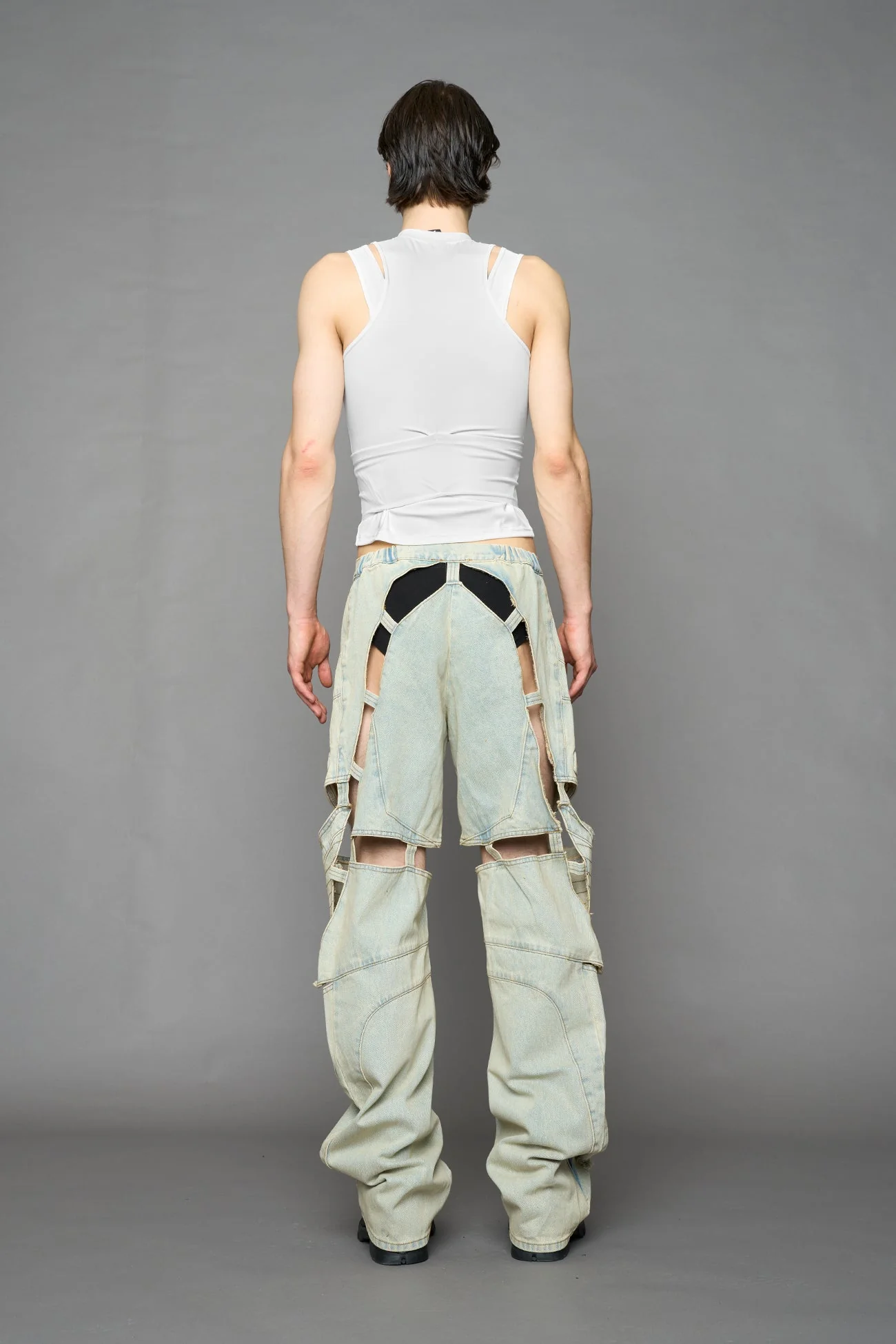 Moto Denim Floating Pants - Image 29