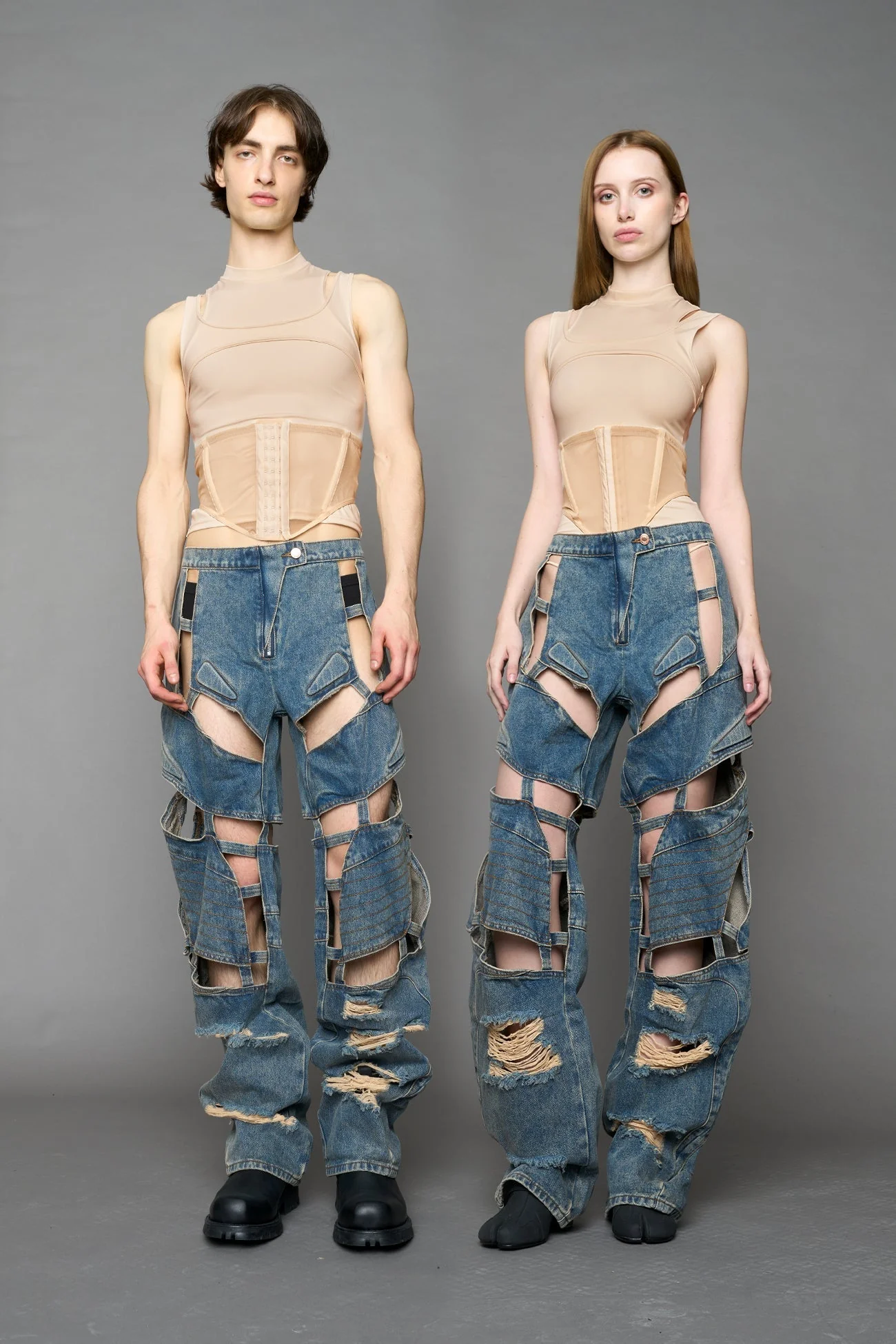 Moto Denim Floating Pants - Image 31