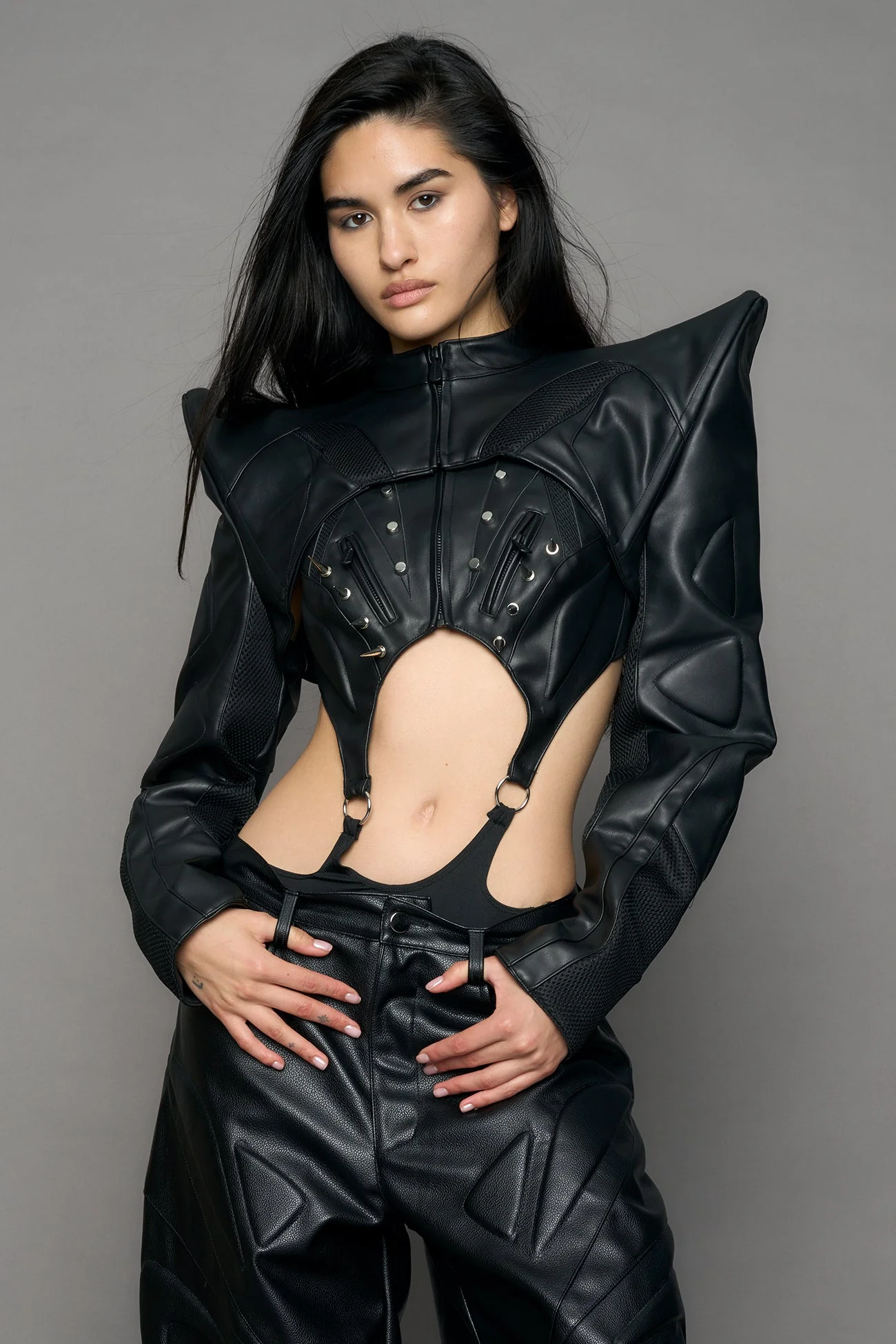 Octane Moto Spike Bolero Jacket