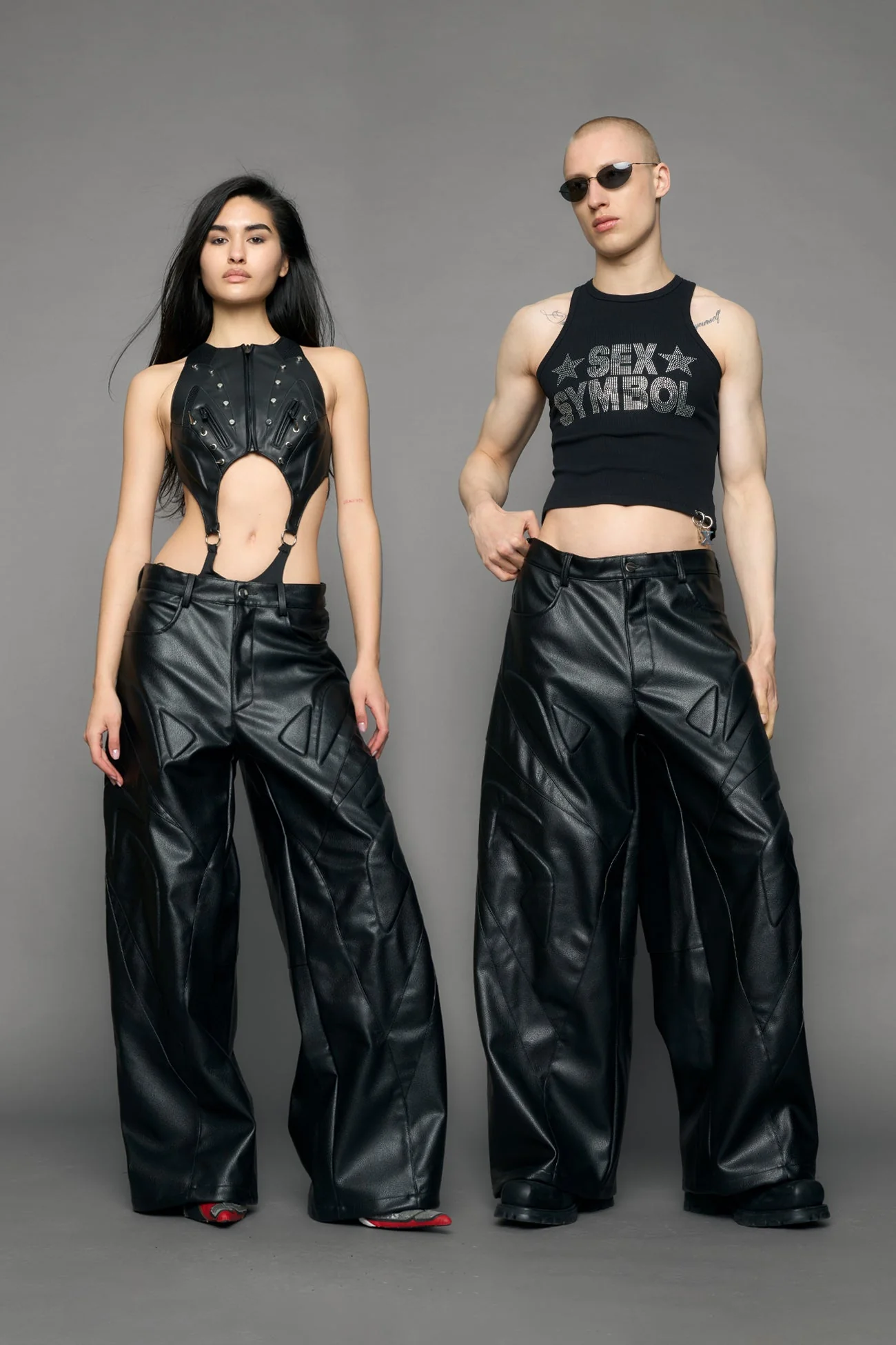 Octane Oversize Leather Pants