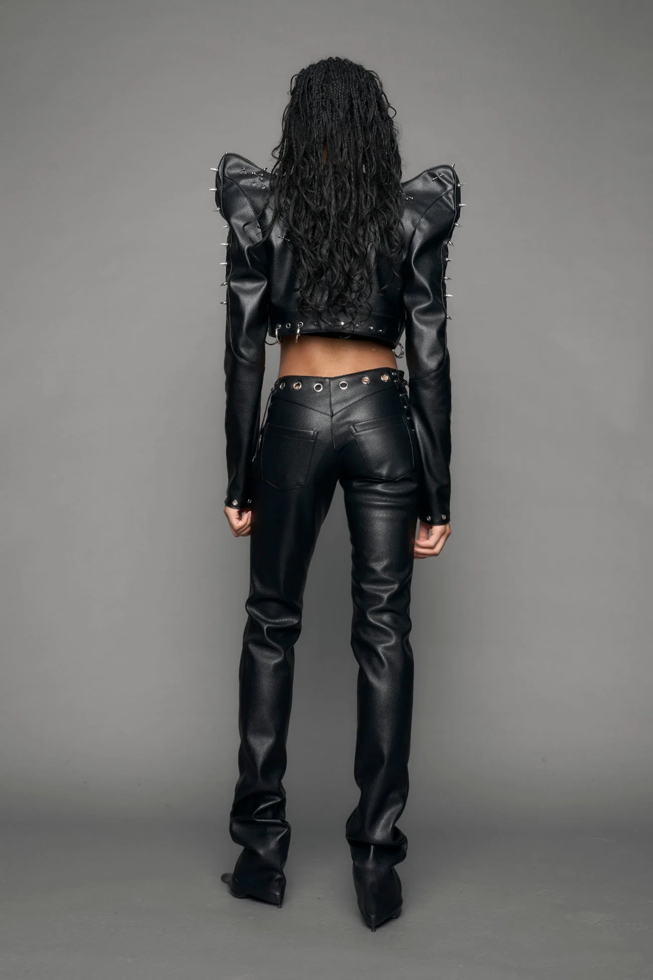 Pierced Crop Jacket - Image 7