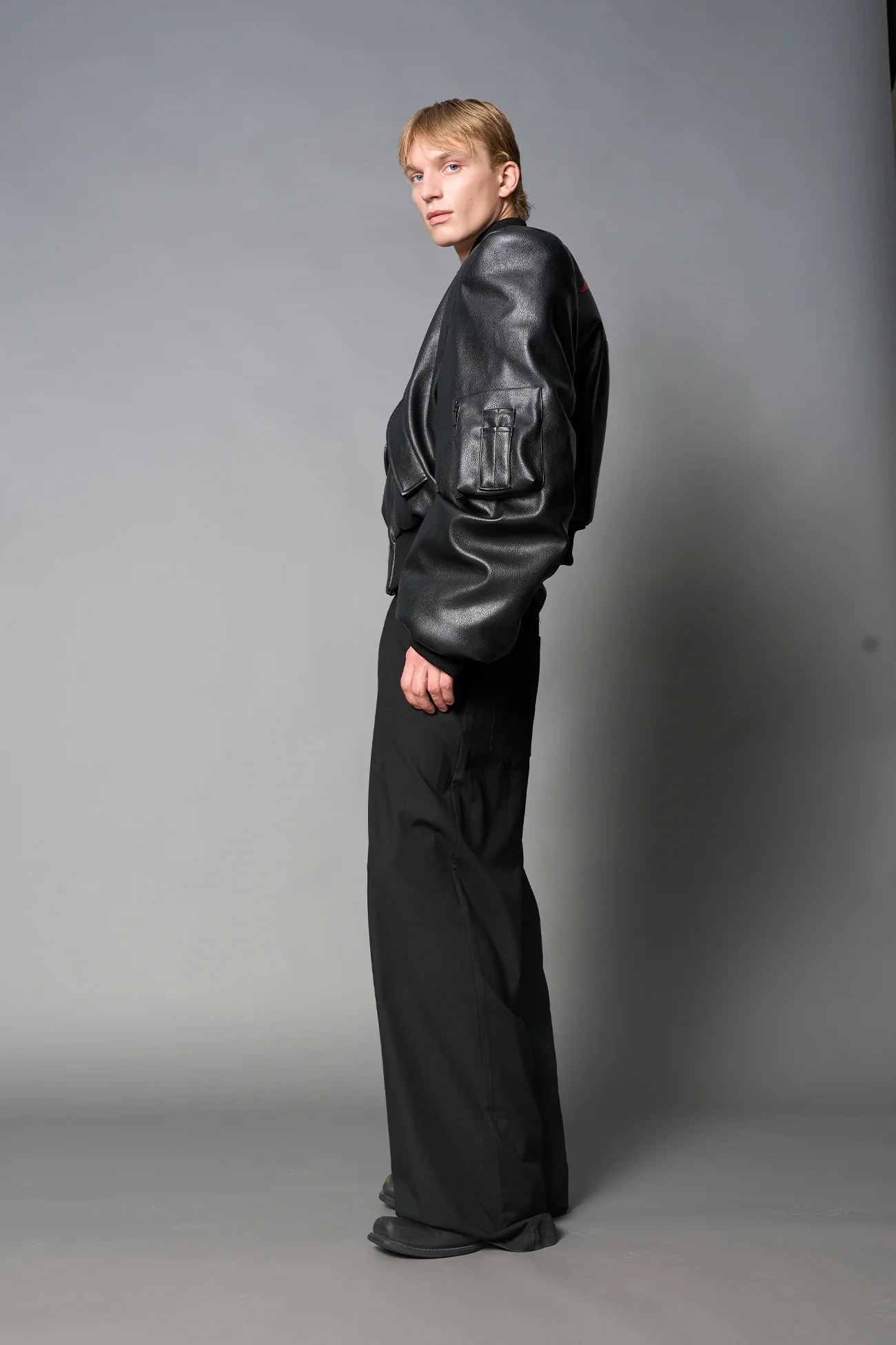 Power Shoulder Bomber Jacket - Image 16