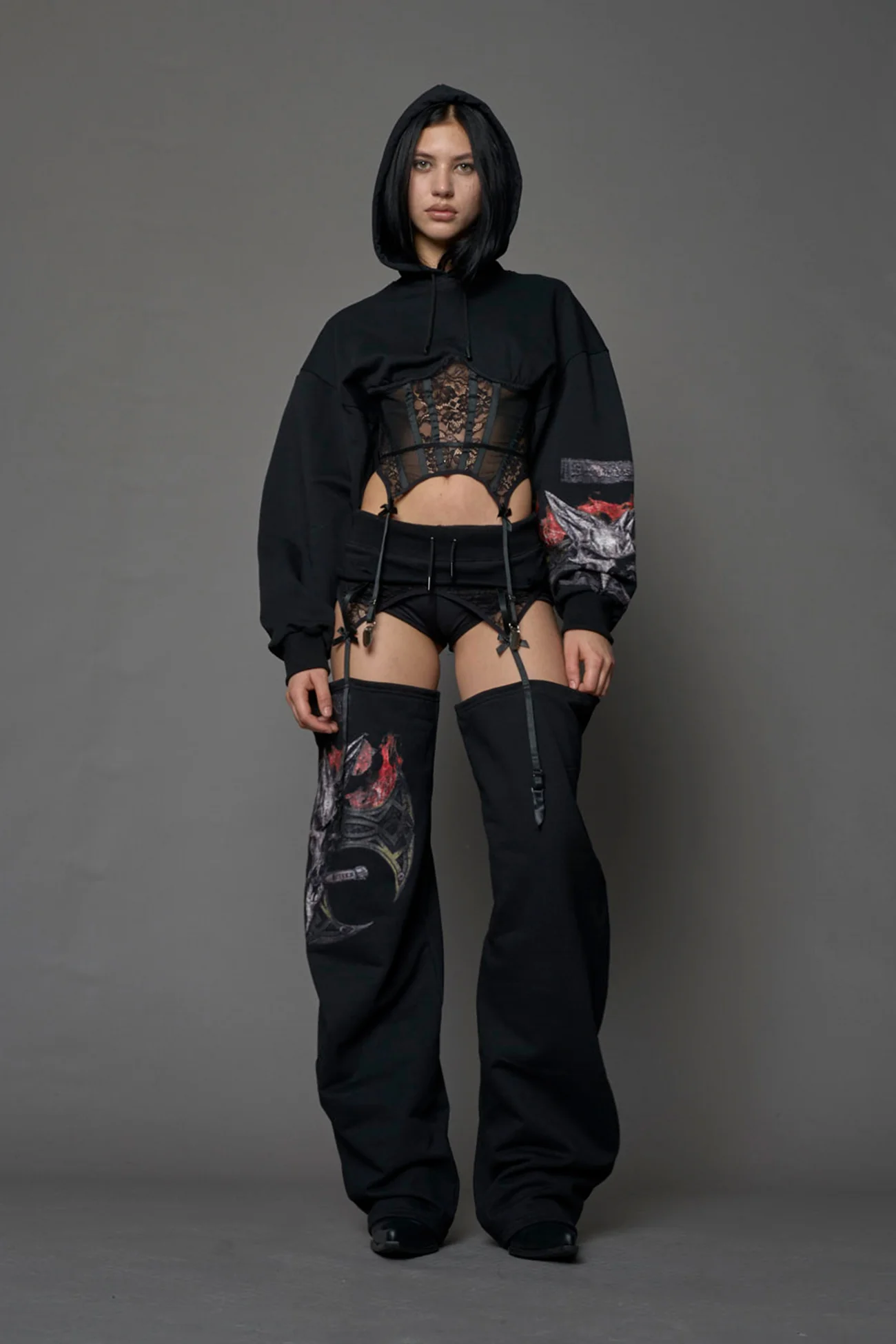 Rockstar Corset Hoodie - Image 10