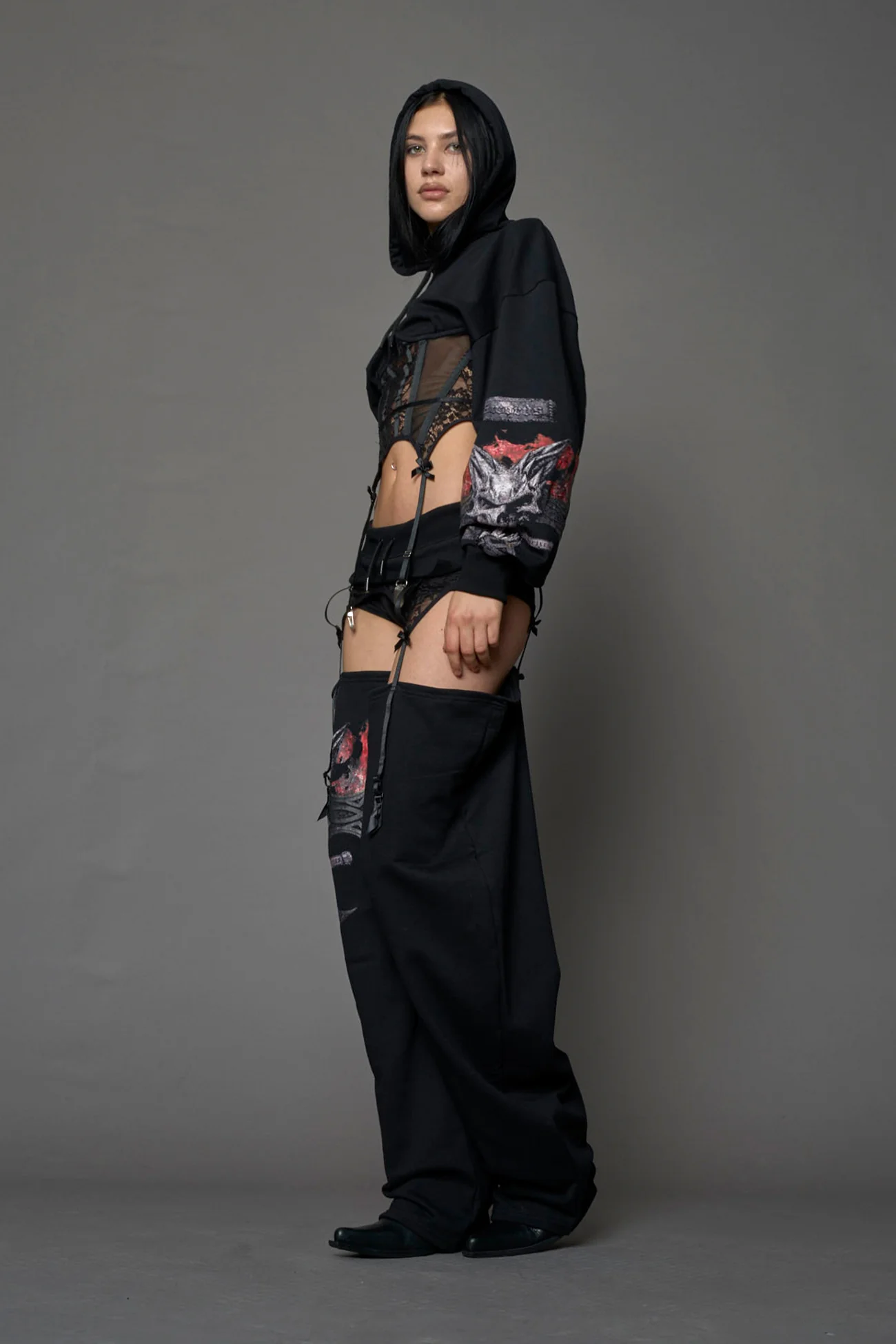 Rockstar Corset Hoodie - Image 11