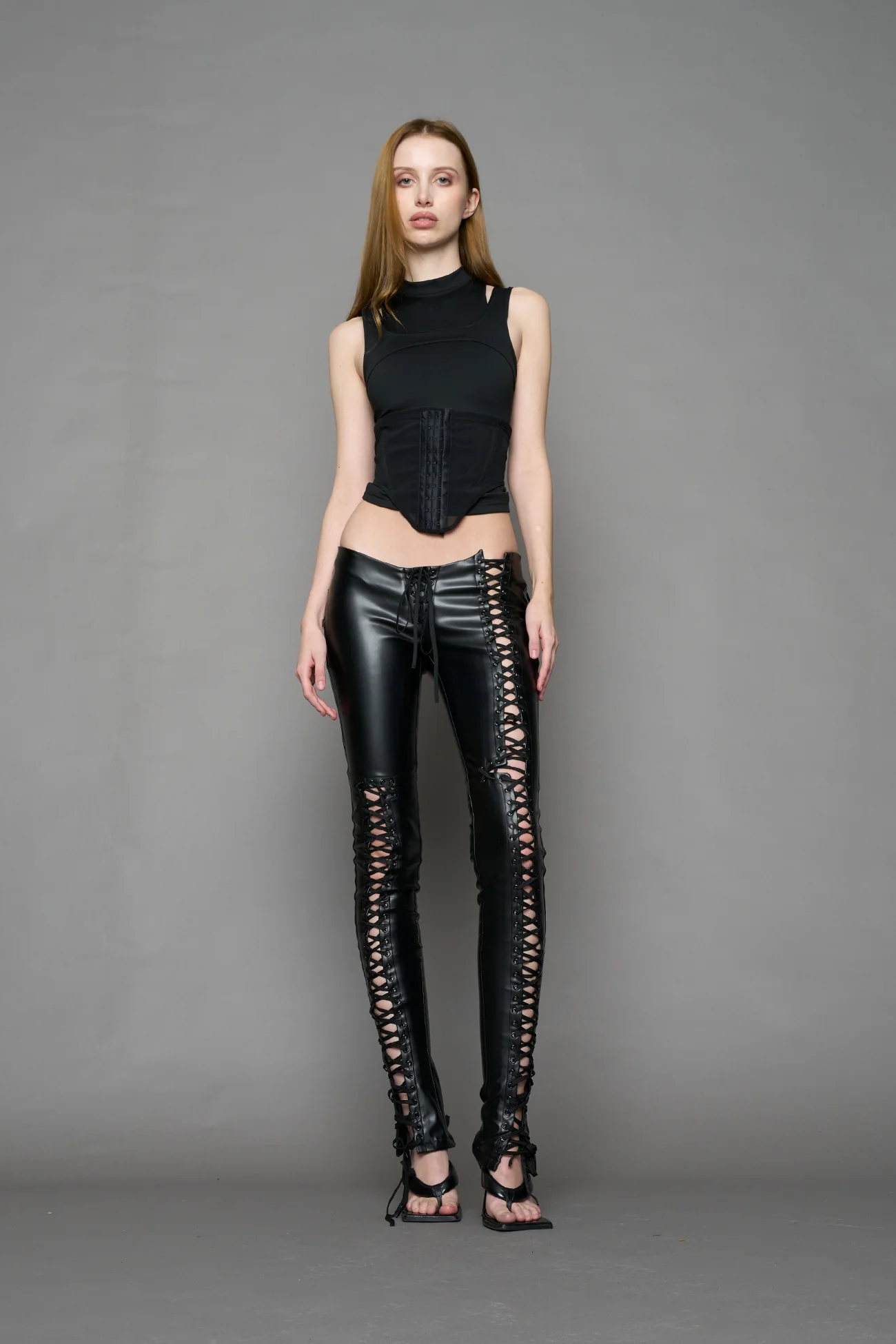 Rockstar Lace Up Pants - Image 2