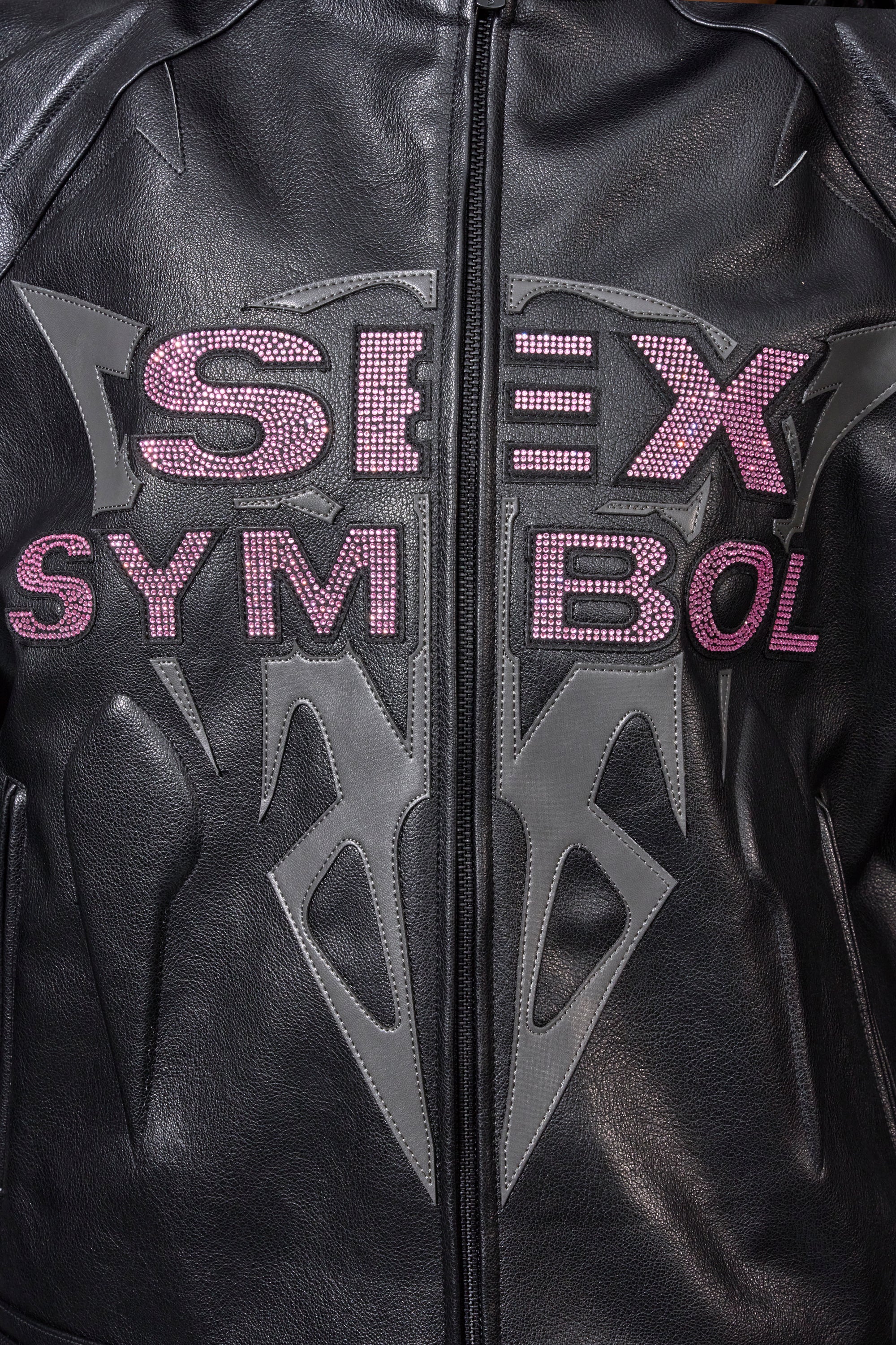 Sex Symbol Padded Moto Jacket - Image 12