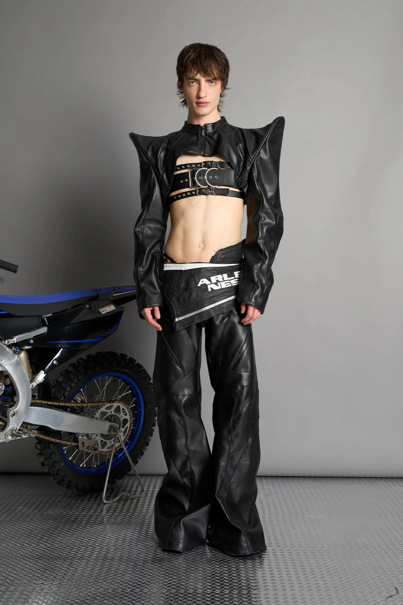 Spike Moto Bolero Jacket - Image 3