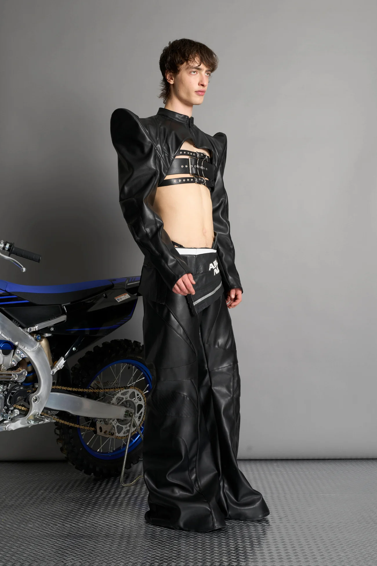 Spike Moto Bolero Jacket - Image 4