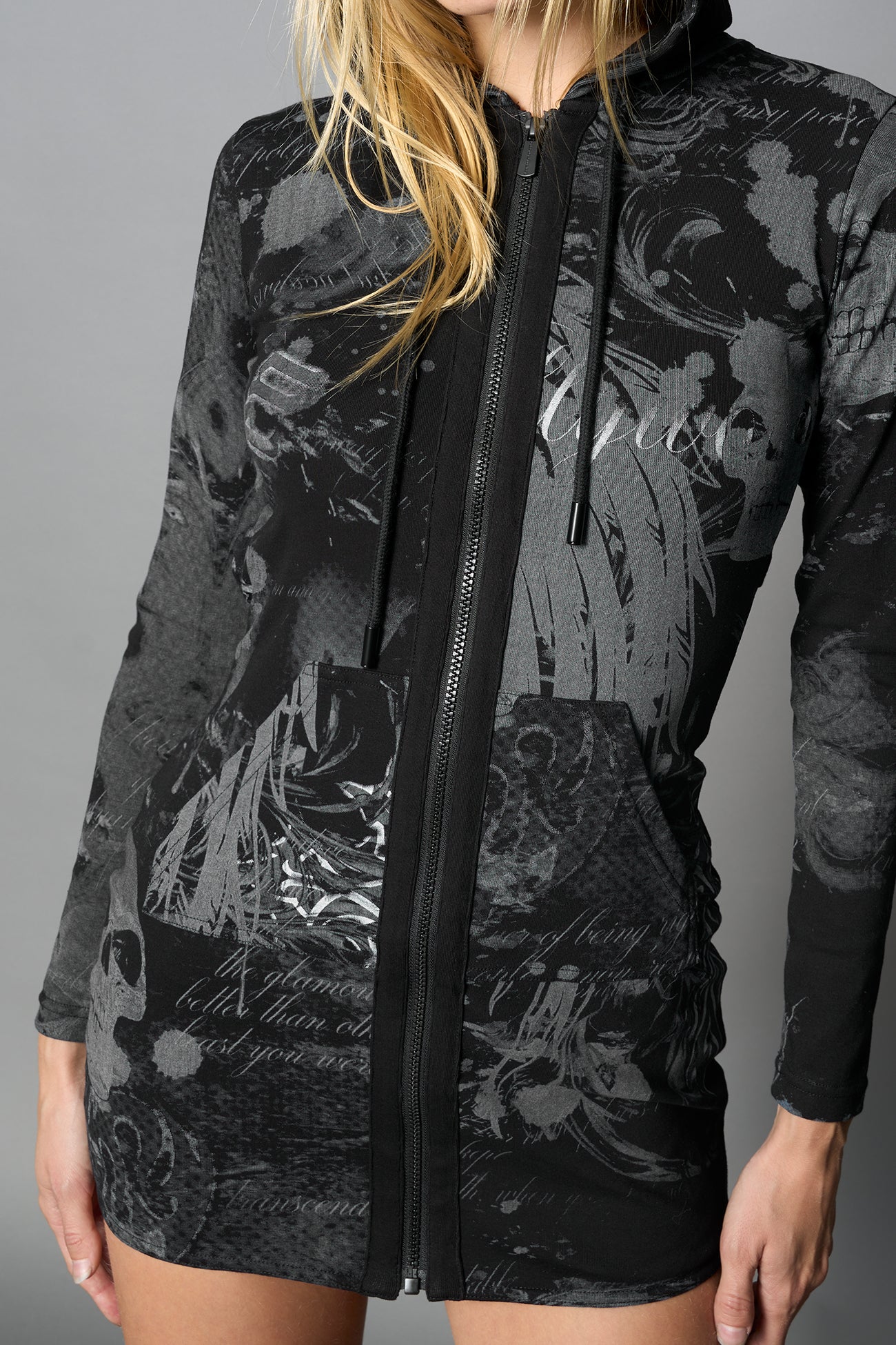 Totally Hooded Mini Dress - Image 11