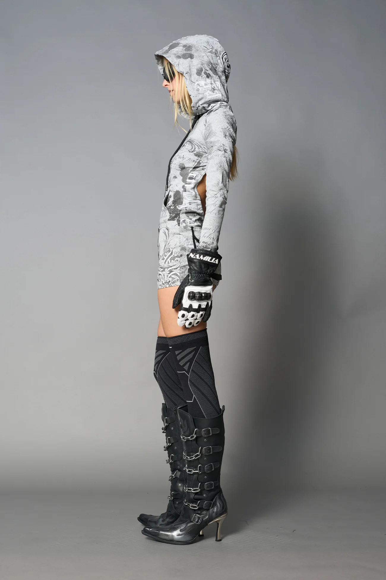 Totally Hooded Mini Dress - Image 13