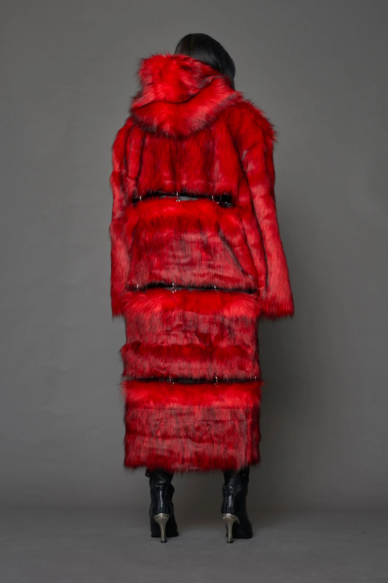 Vip Detachable Faux Fur Coat - Image 11