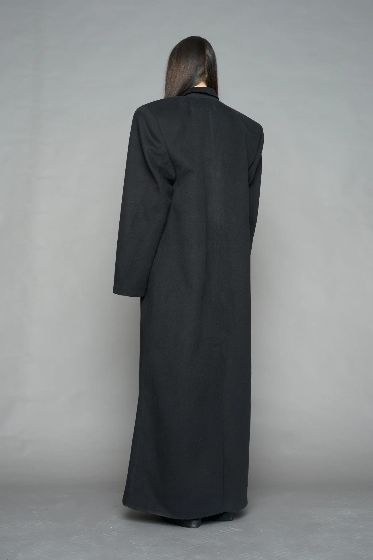 Wool Elongated Blazer Coat - Image 4