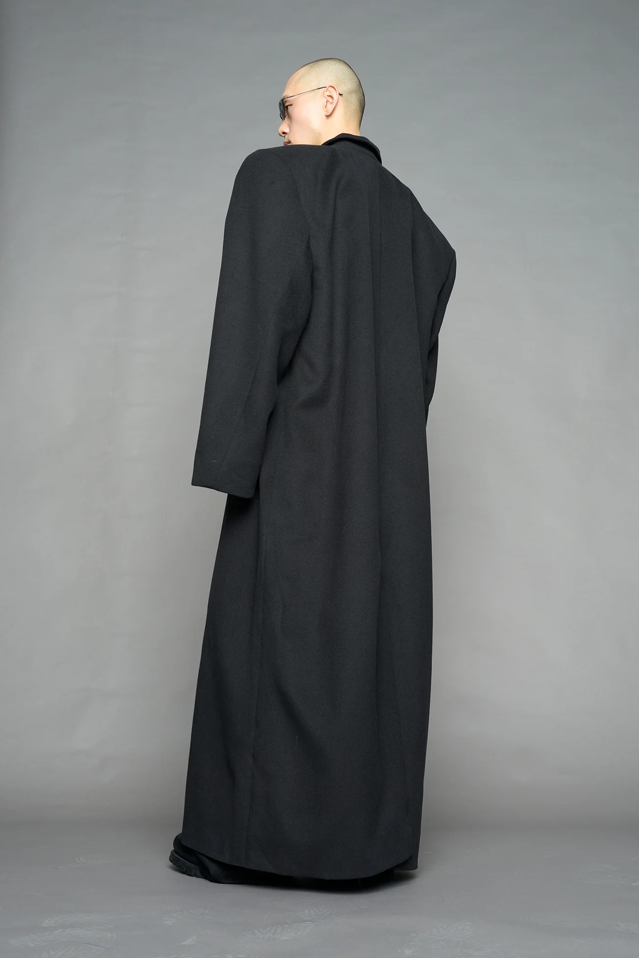 Wool Elongated Blazer Coat - Image 9