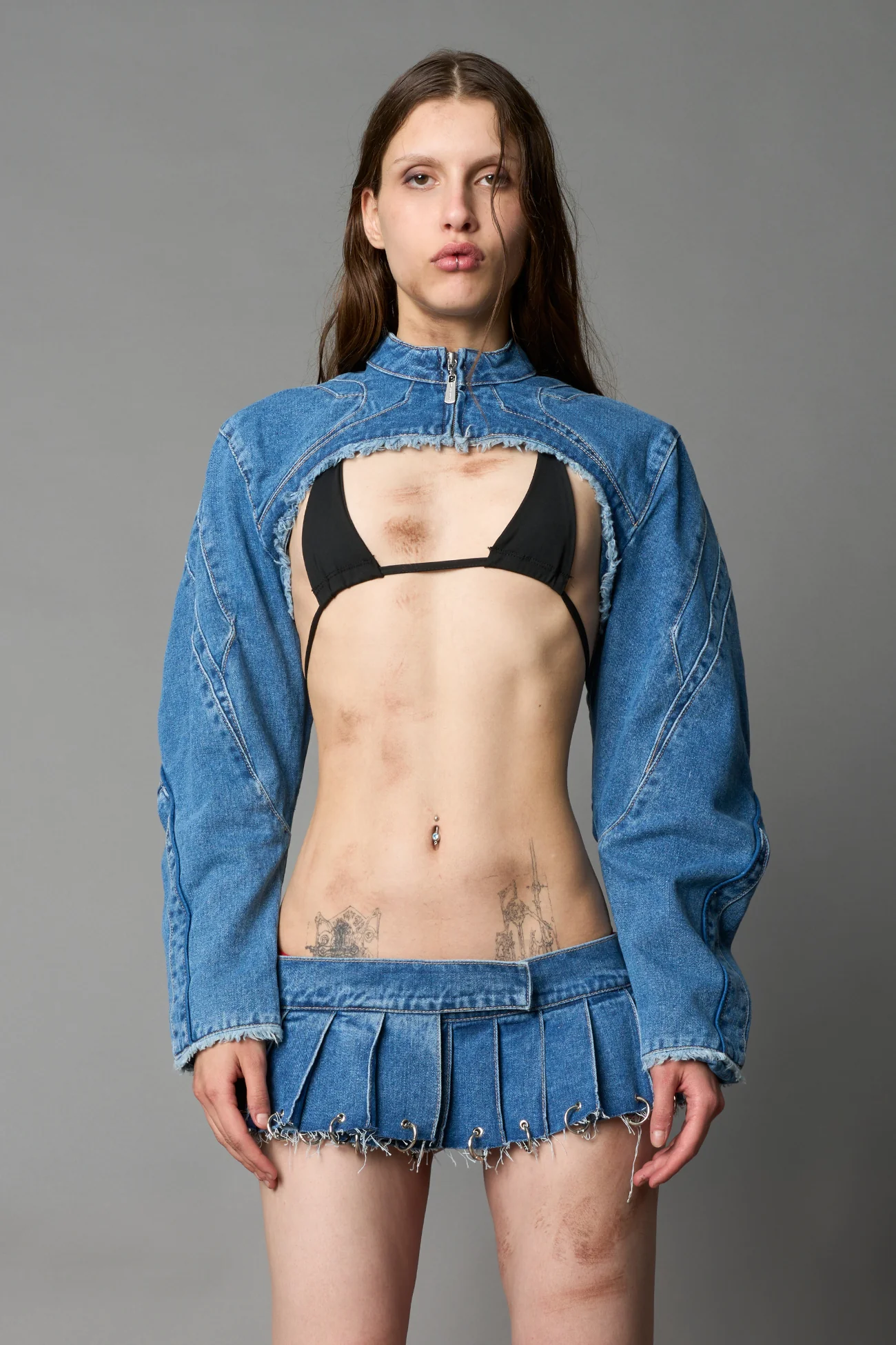 XTC Denim Choker Jacket - Image 11