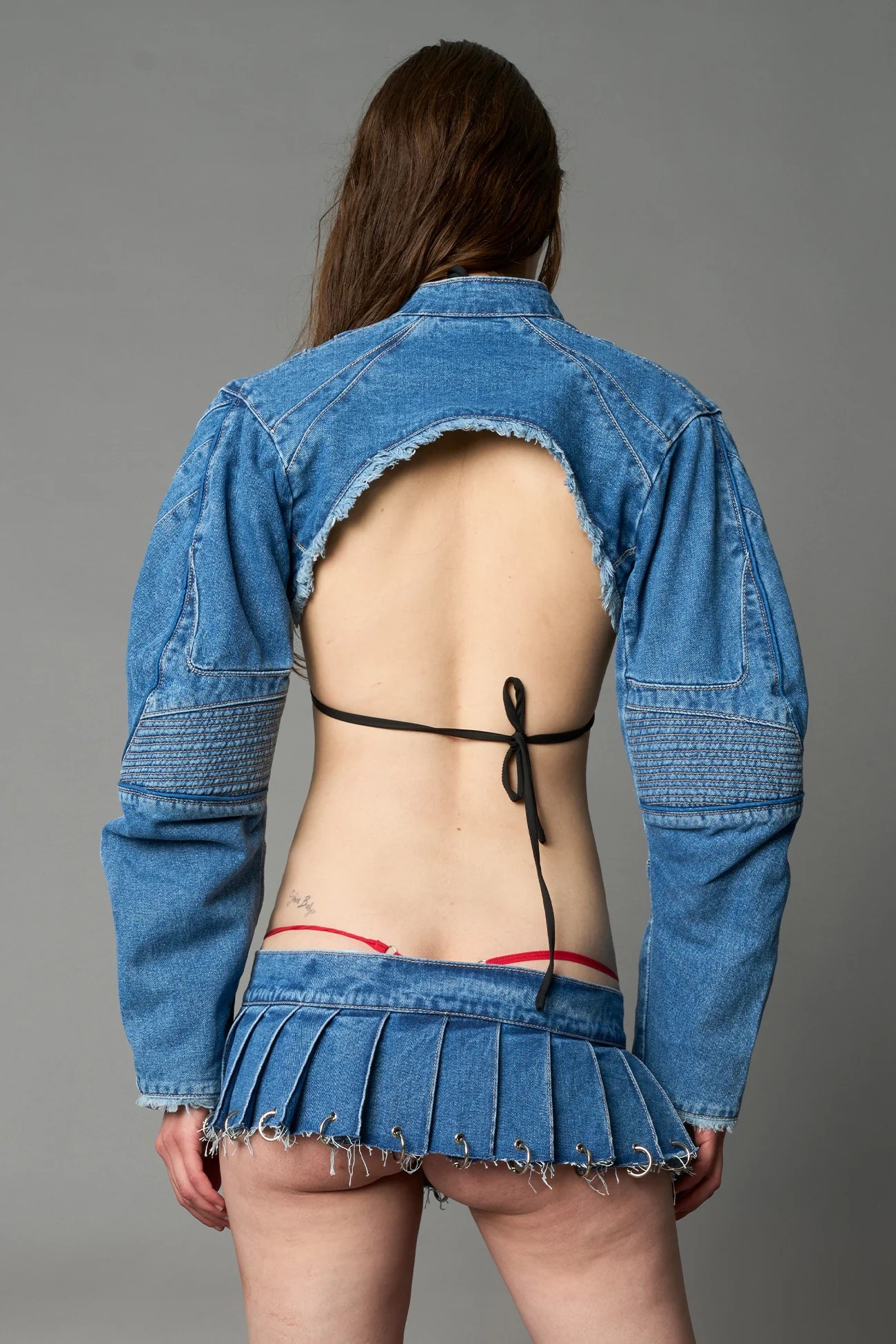 XTC Denim Choker Jacket - Image 15