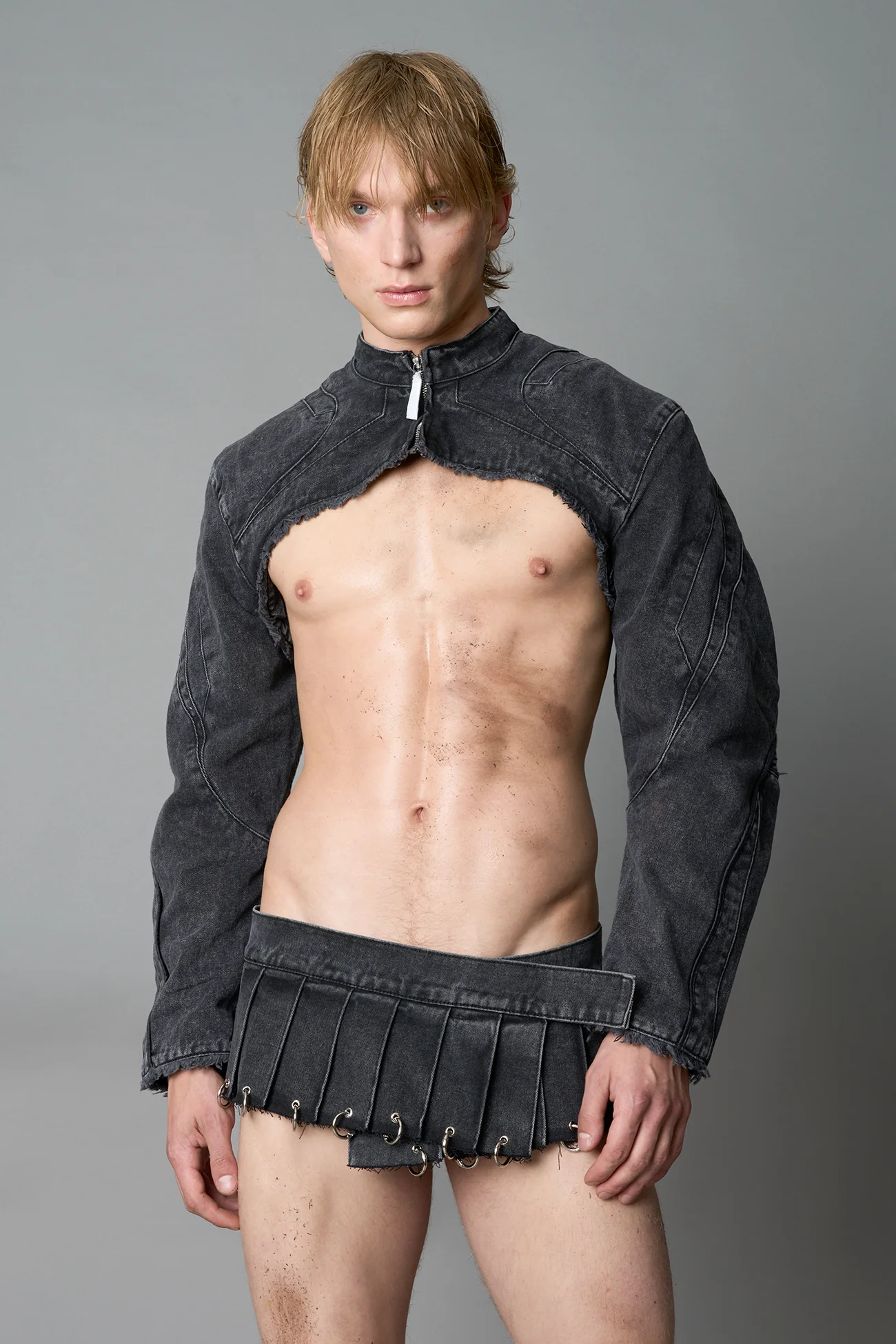XTC Denim Choker Jacket - Image 3