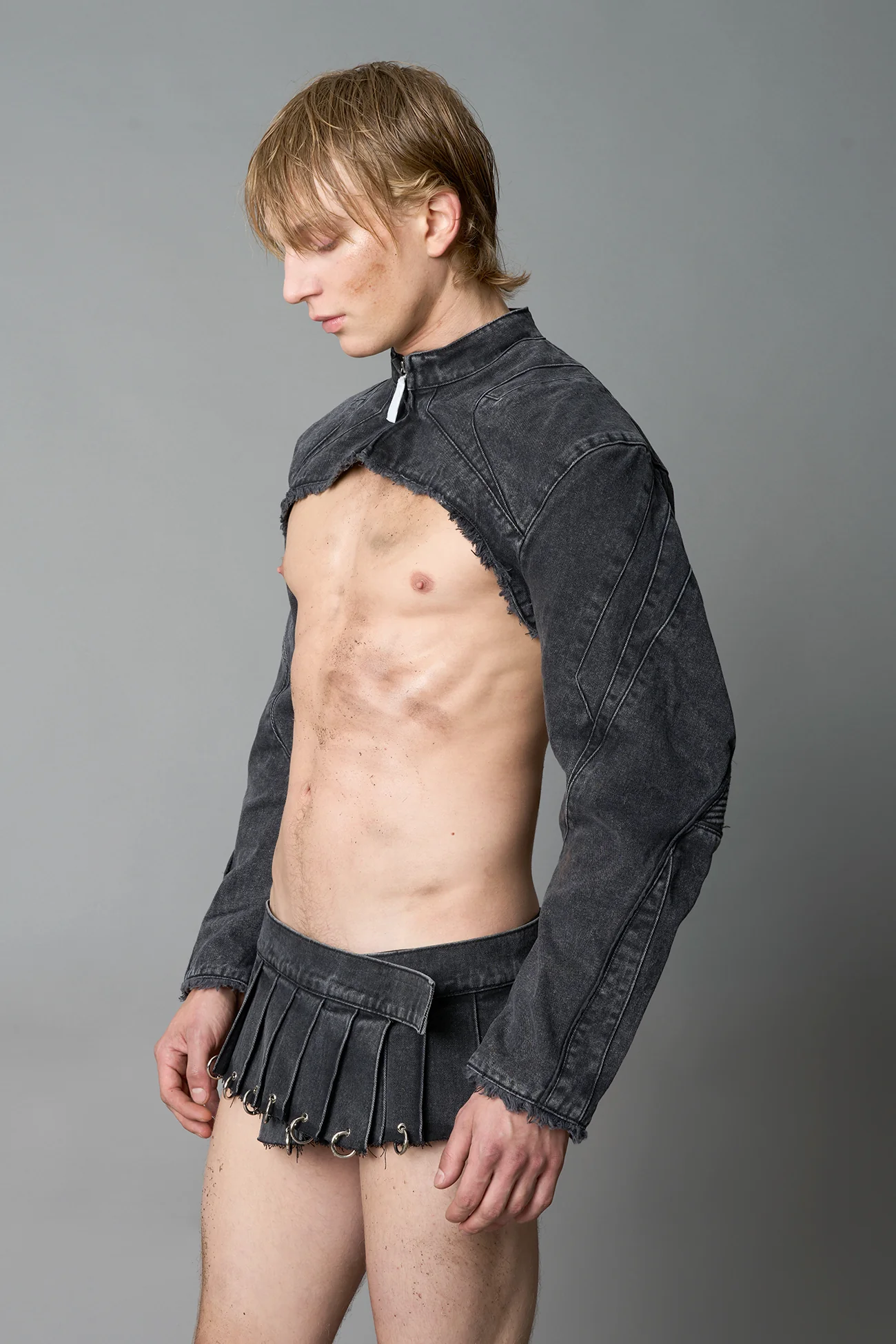 XTC Denim Choker Jacket - Image 8