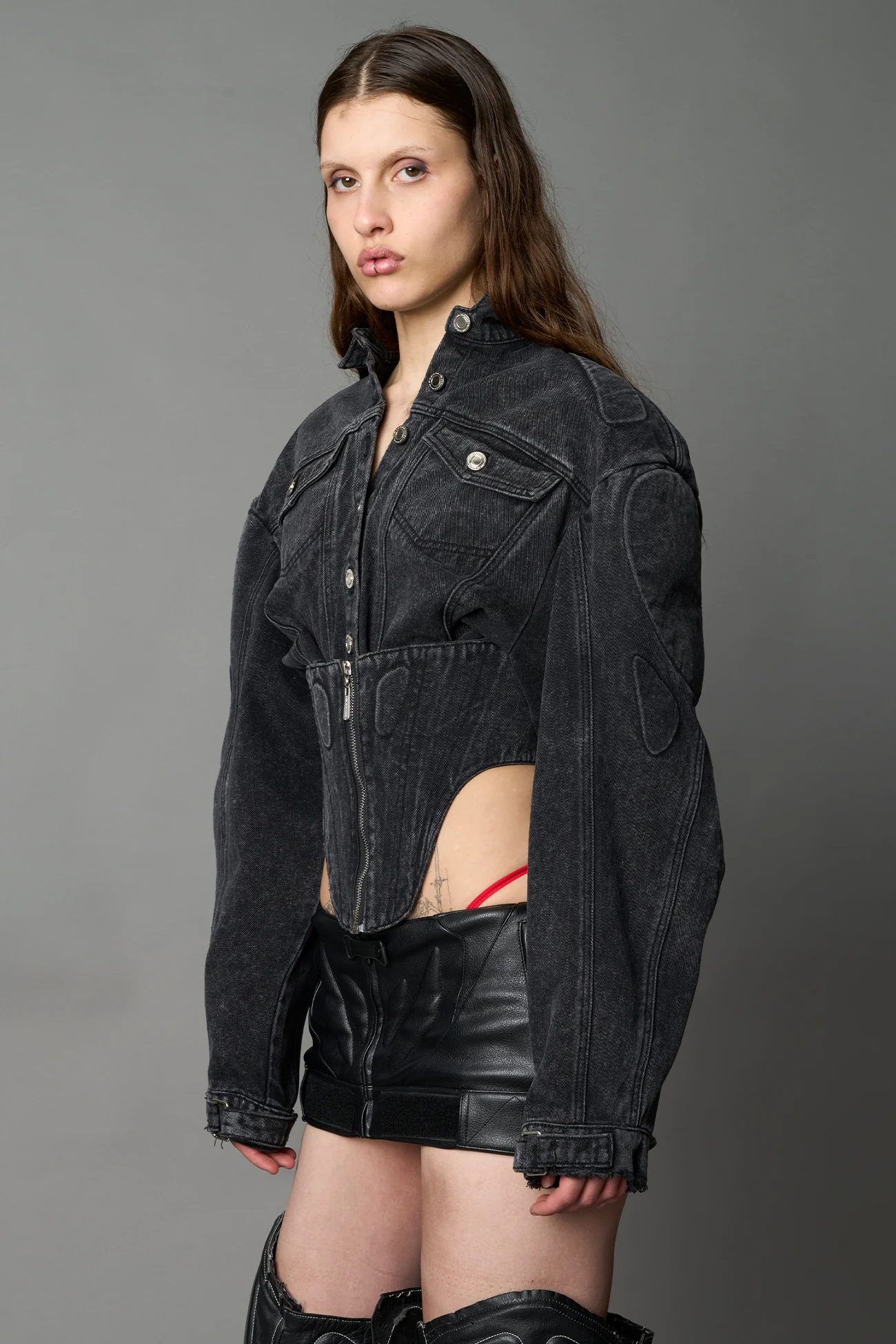 XTC Denim Corset Jacket - Image 9
